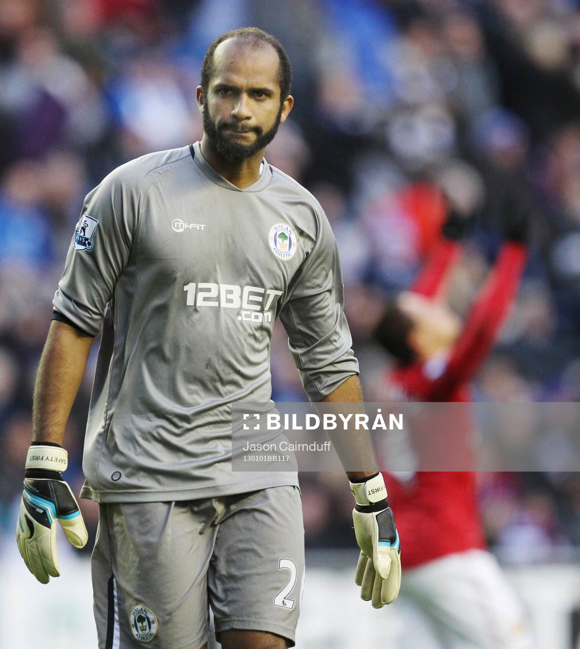 Football - Wigan Athletic v Manchester United - Barclays