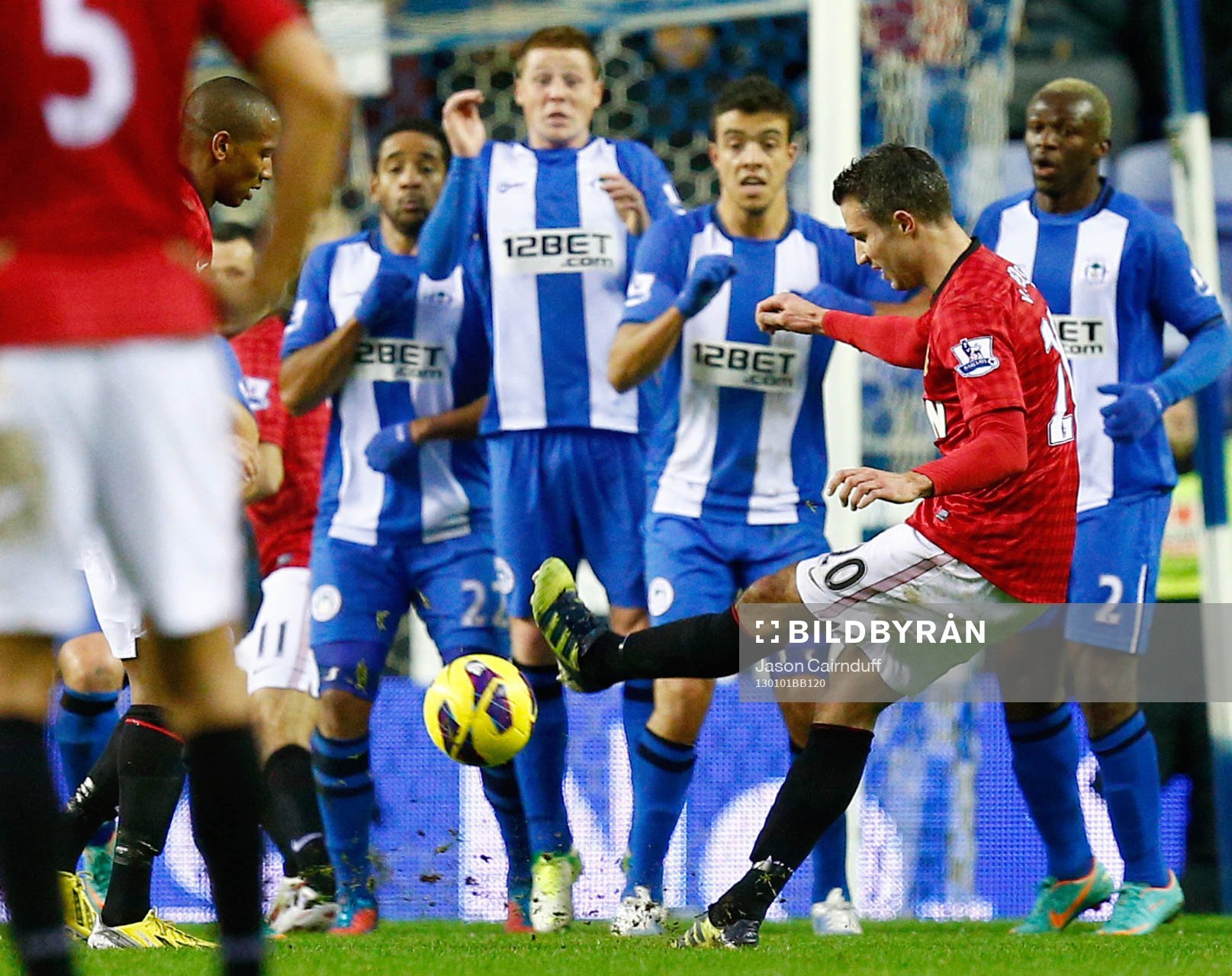 Football - Wigan Athletic v Manchester United - Barclays