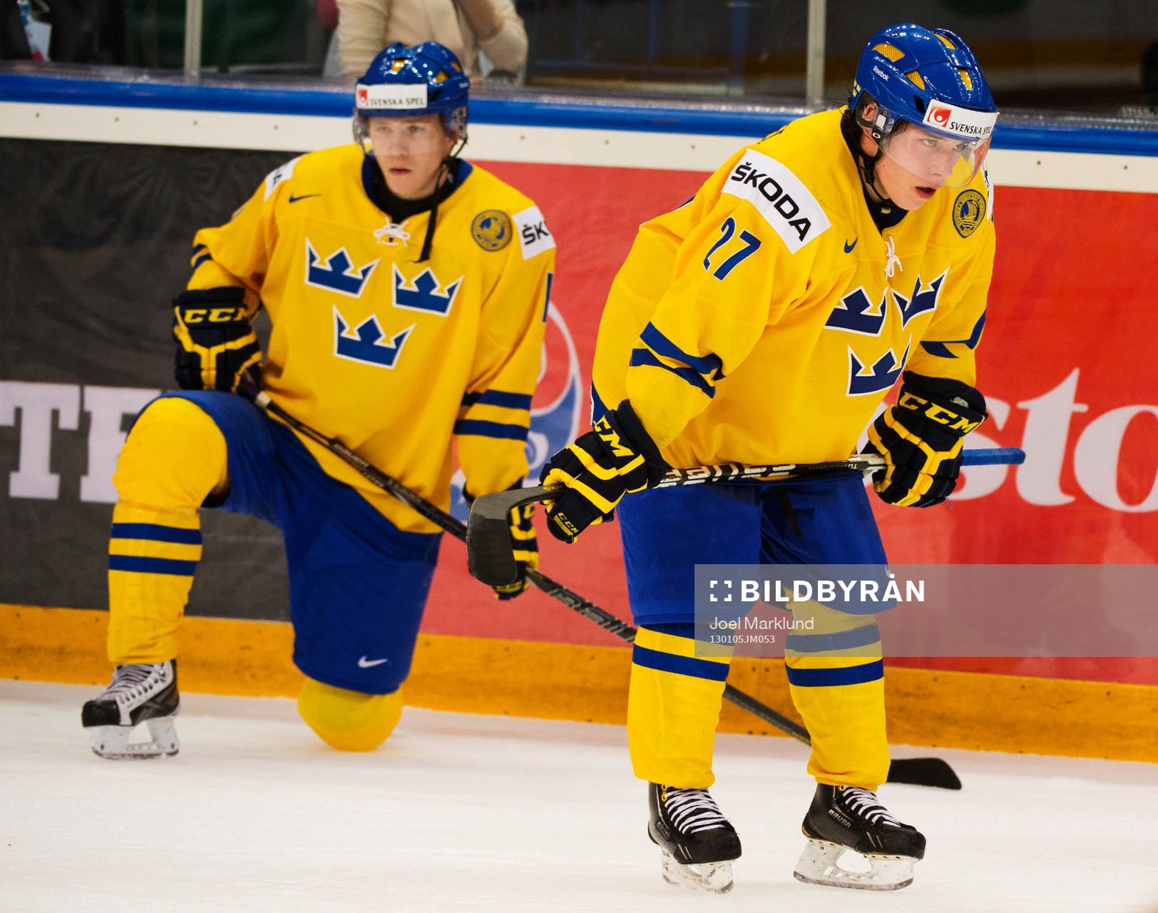 William Karlsson och Filip Sandberg, Sverige, deppar