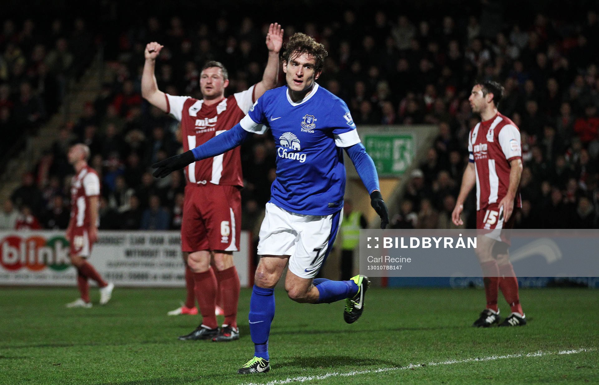  Football - Cheltenham Town v Everton - FA Cup Third Round - The Abbey Business Stadium, Whaddon Road - 7/1/13