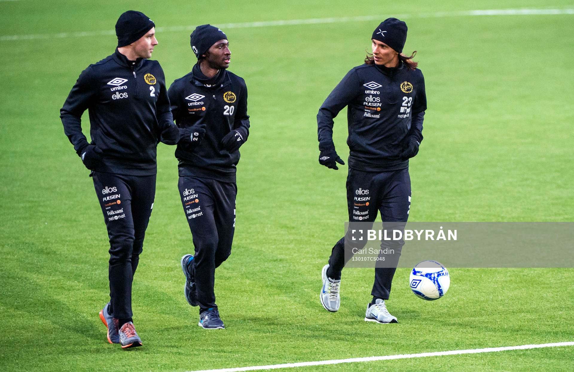 Stefan Larsson, Amadou Jawo och Niklas Hult, Elfsborg