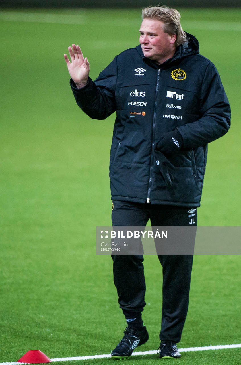 Fotboll, Elfsborg, Träning: Jörgen Lennartsson, tränare Elfsborg.