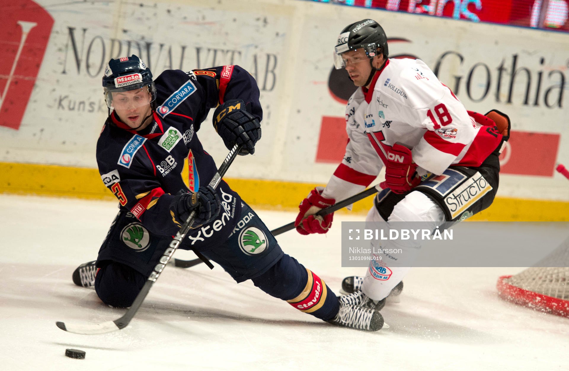 Jared Aulin, Örebro och Dustin Johner, Djurgården