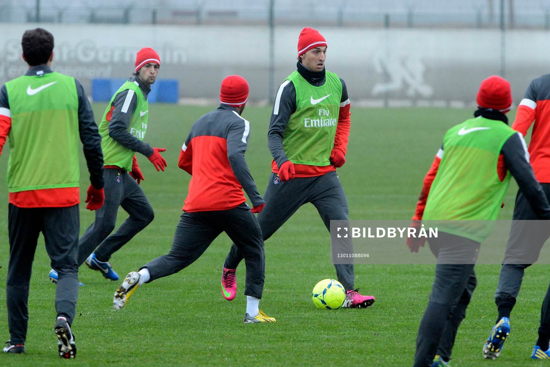 Zlatan IBRAHIMOVIC  - 10.01.2013 - Entrainement  Paris