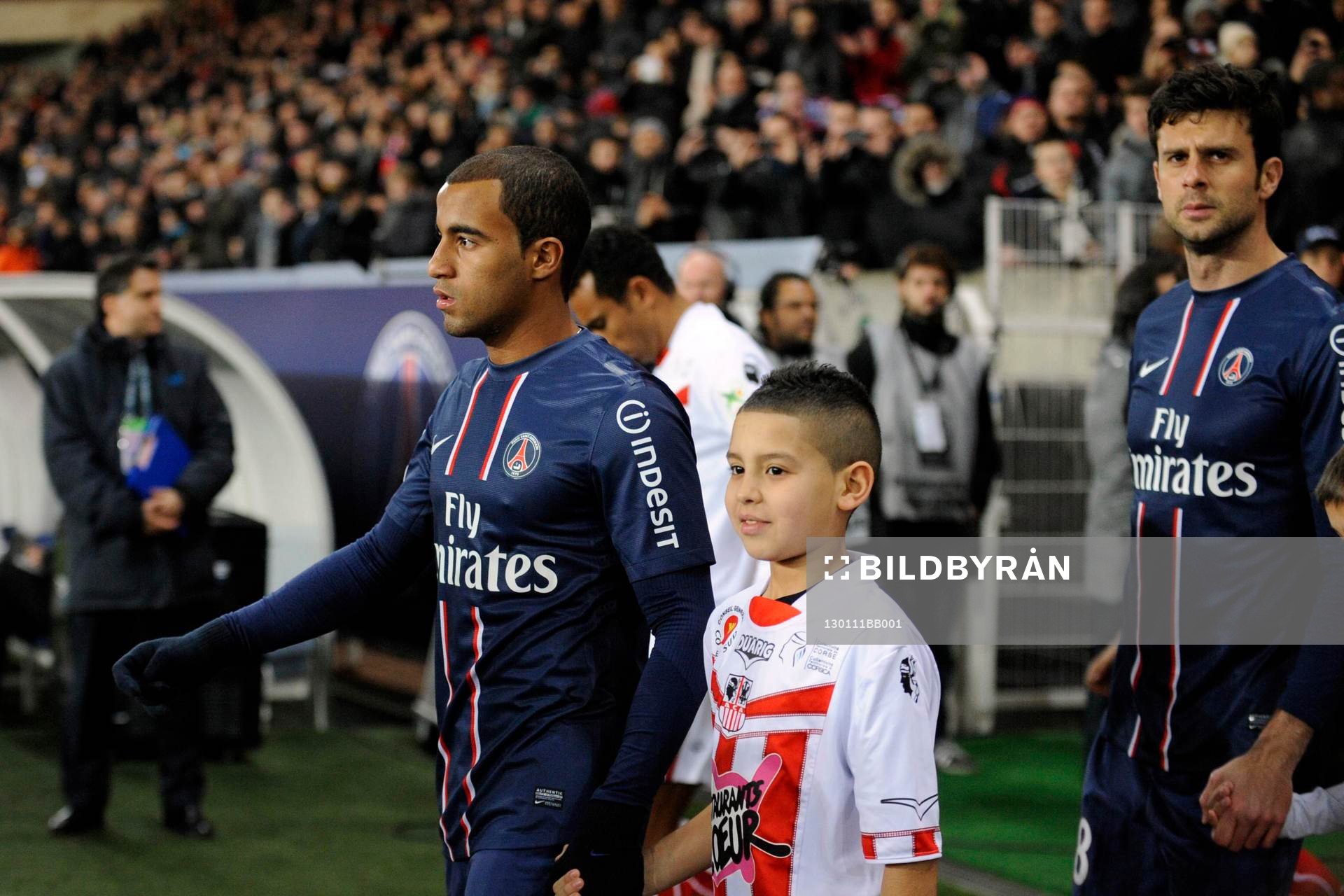 Lucas MOURA  - 11.01.2013 - PSG / Ajaccio  - 20eme journee