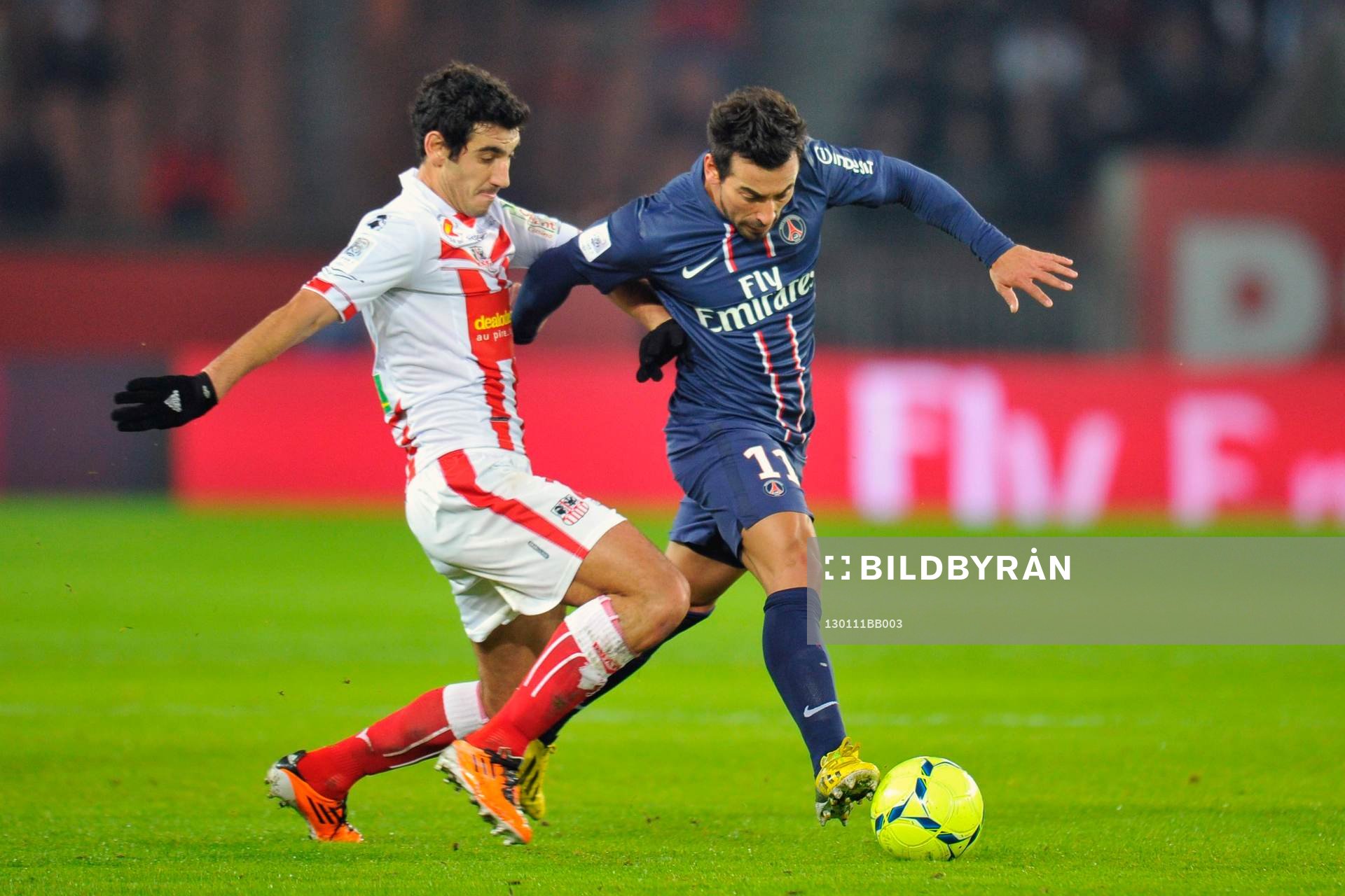 Felipe SAAD / Ezequiel LAVEZZI  - 11.01.2013 - PSG /