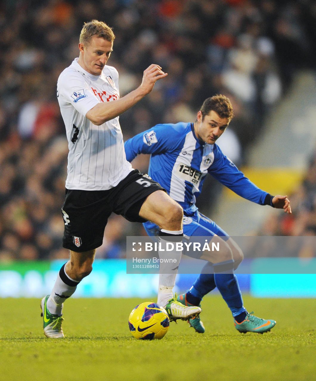Football - Fulham v Wigan Athletic - Barclays Premier