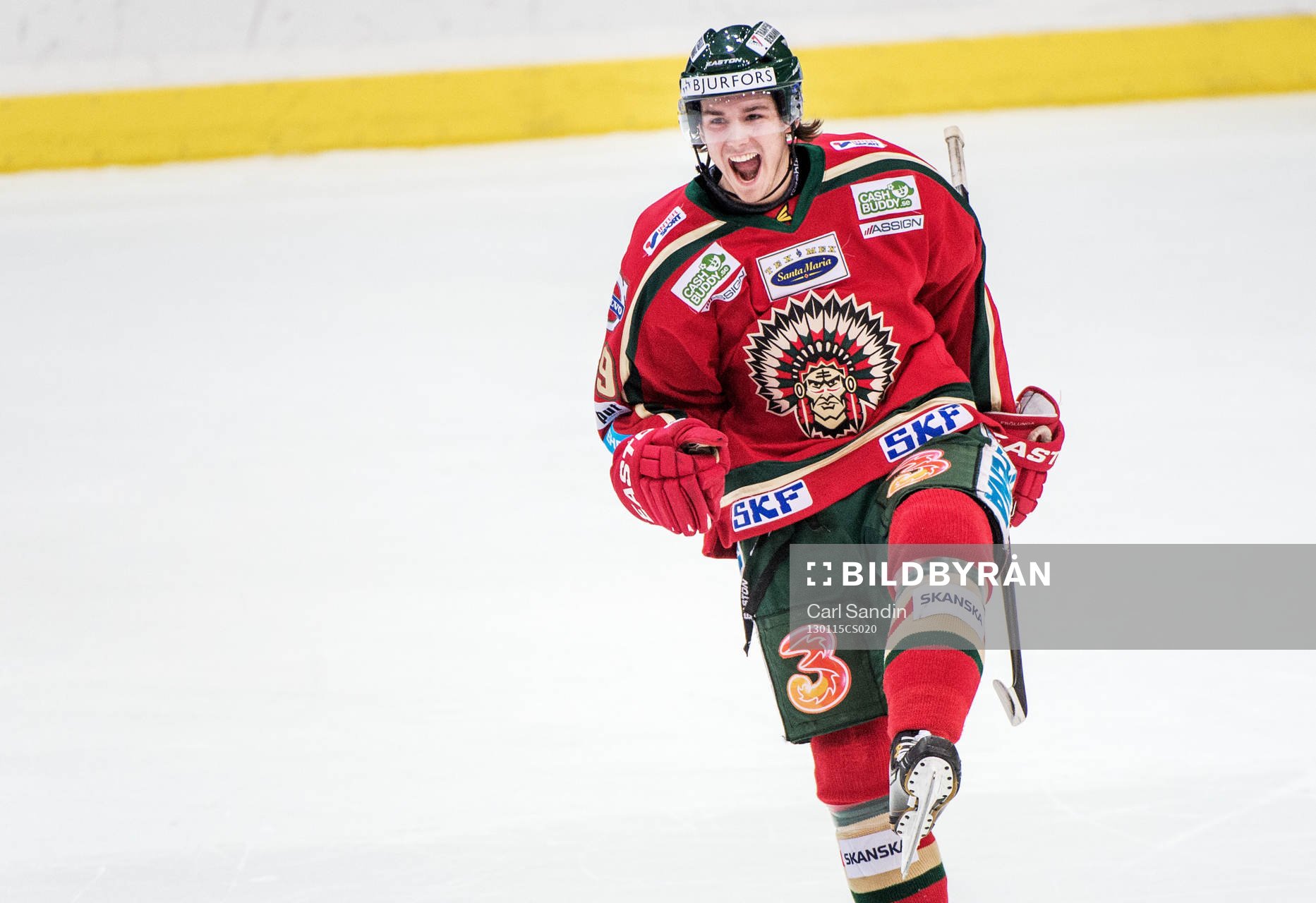 Sebastian Collberg, Frölunda, jublar