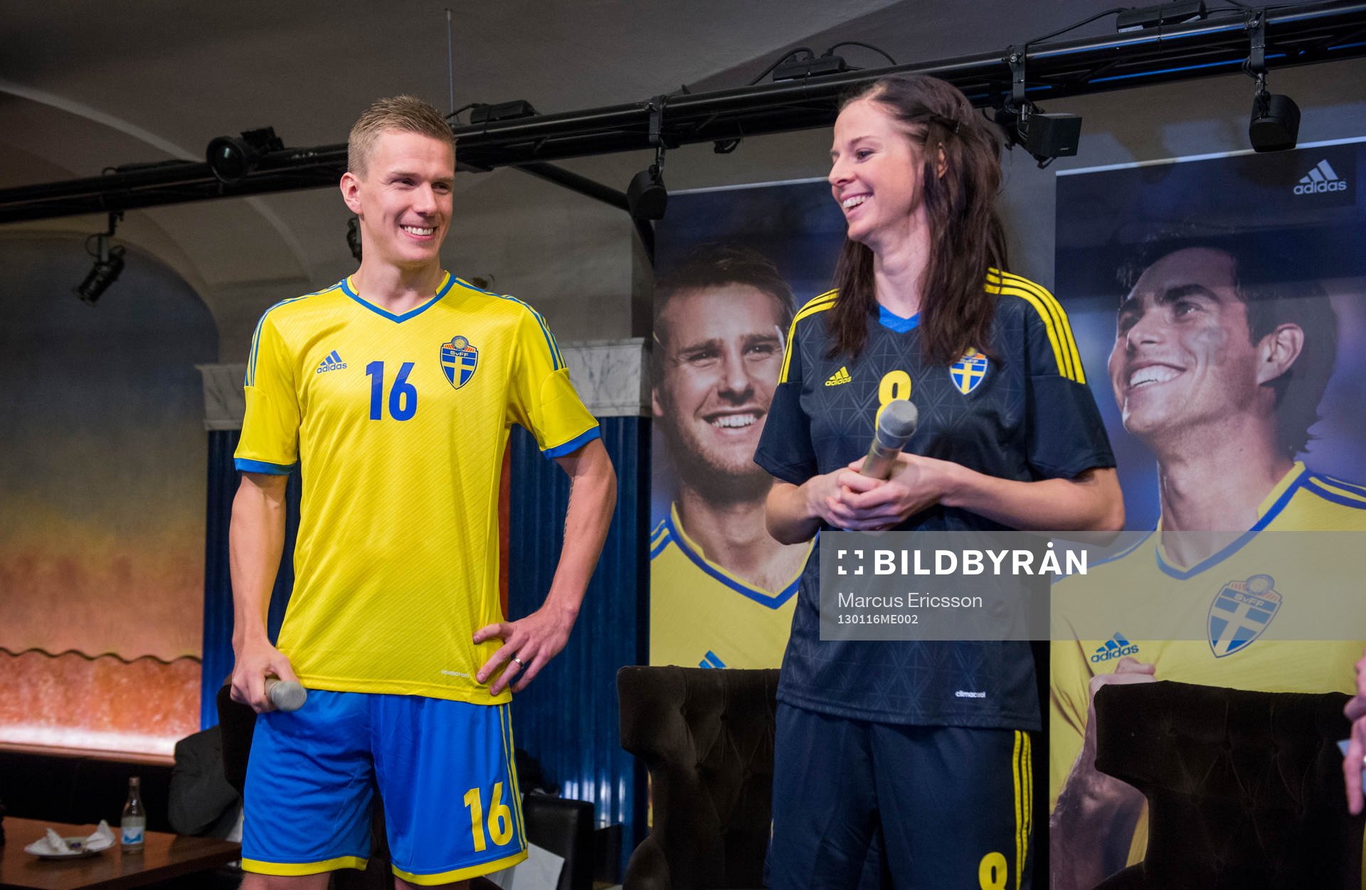 Presskonferens med Adidas och Fotbollsförbundet som