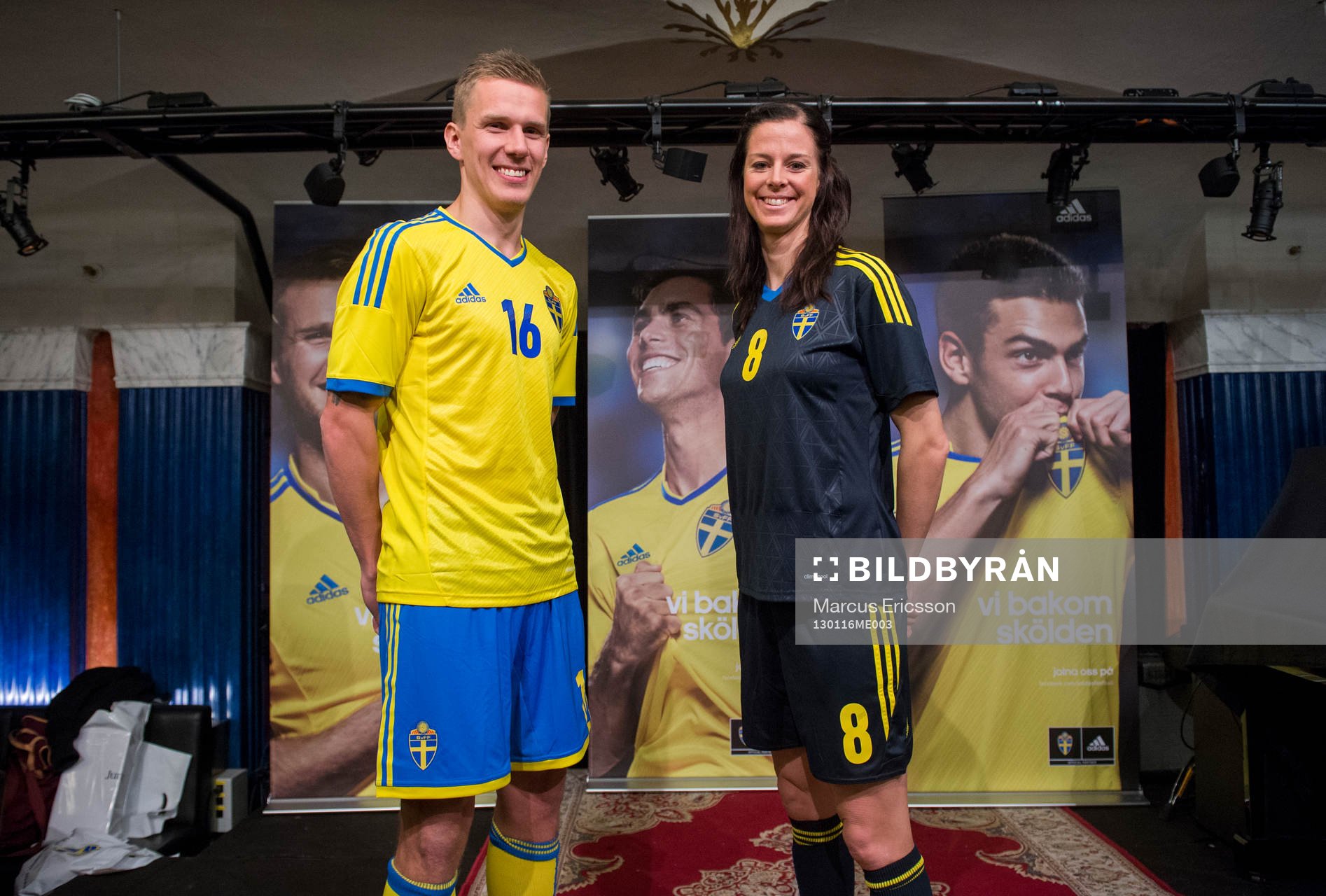 Presskonferens med Adidas och Fotbollsförbundet som
