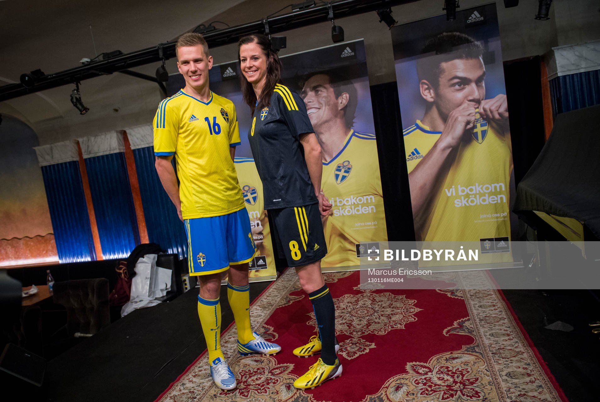 Presskonferens med Adidas och Fotbollsförbundet som