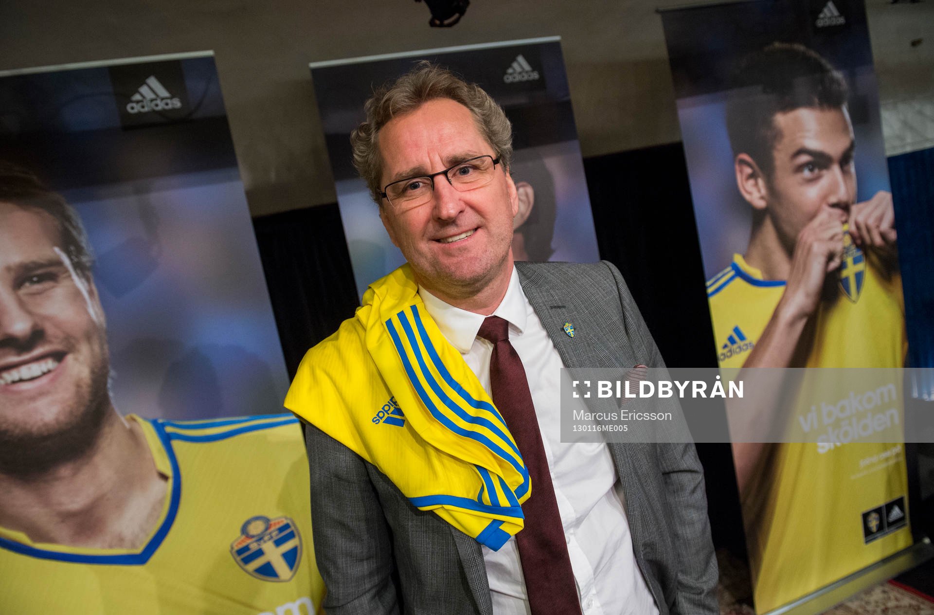Presskonferens med Adidas och Fotbollsförbundet som