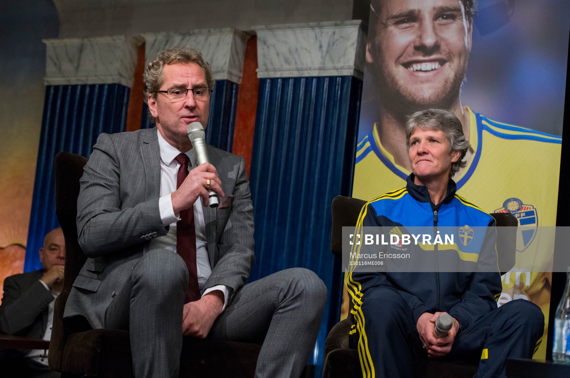 Presskonferens med Adidas och Fotbollsförbundet som