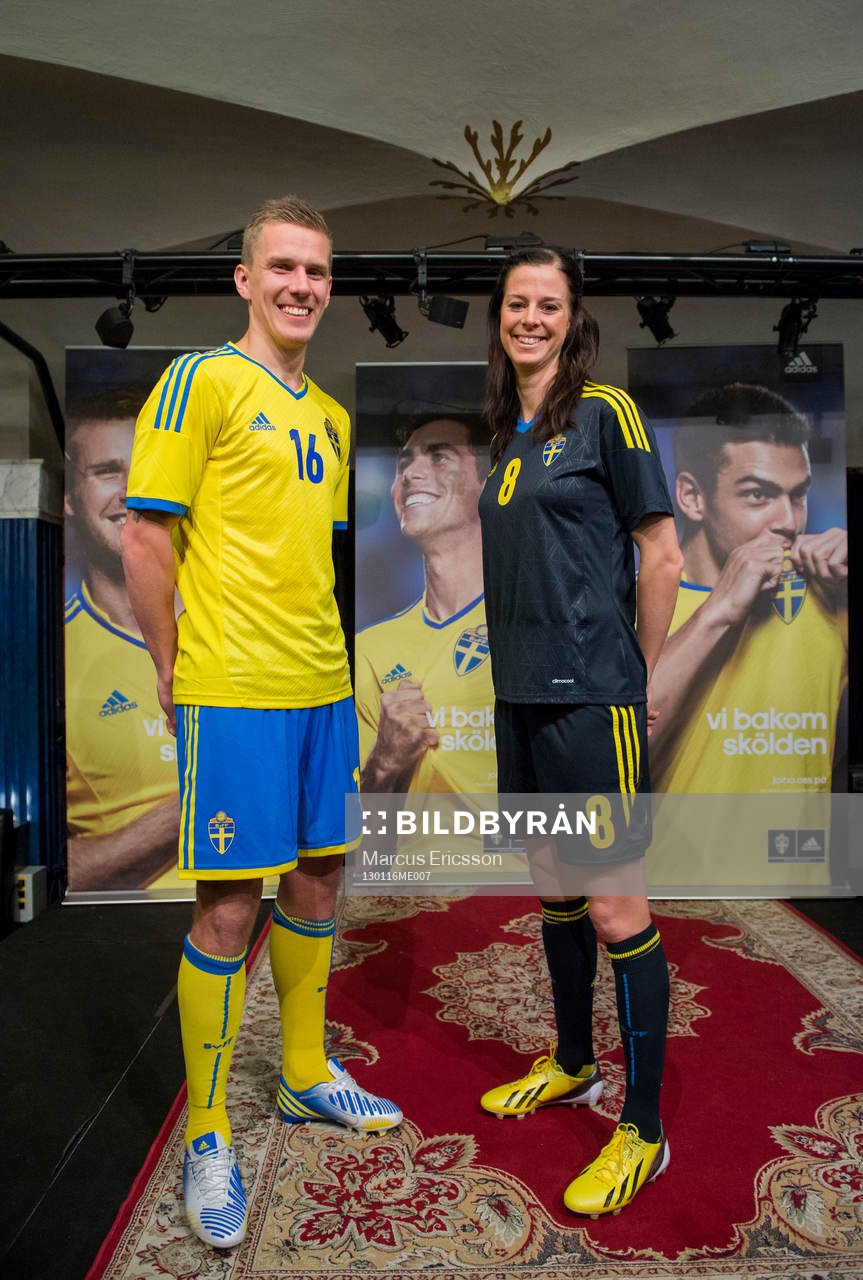Presskonferens med Adidas och Fotbollsförbundet som