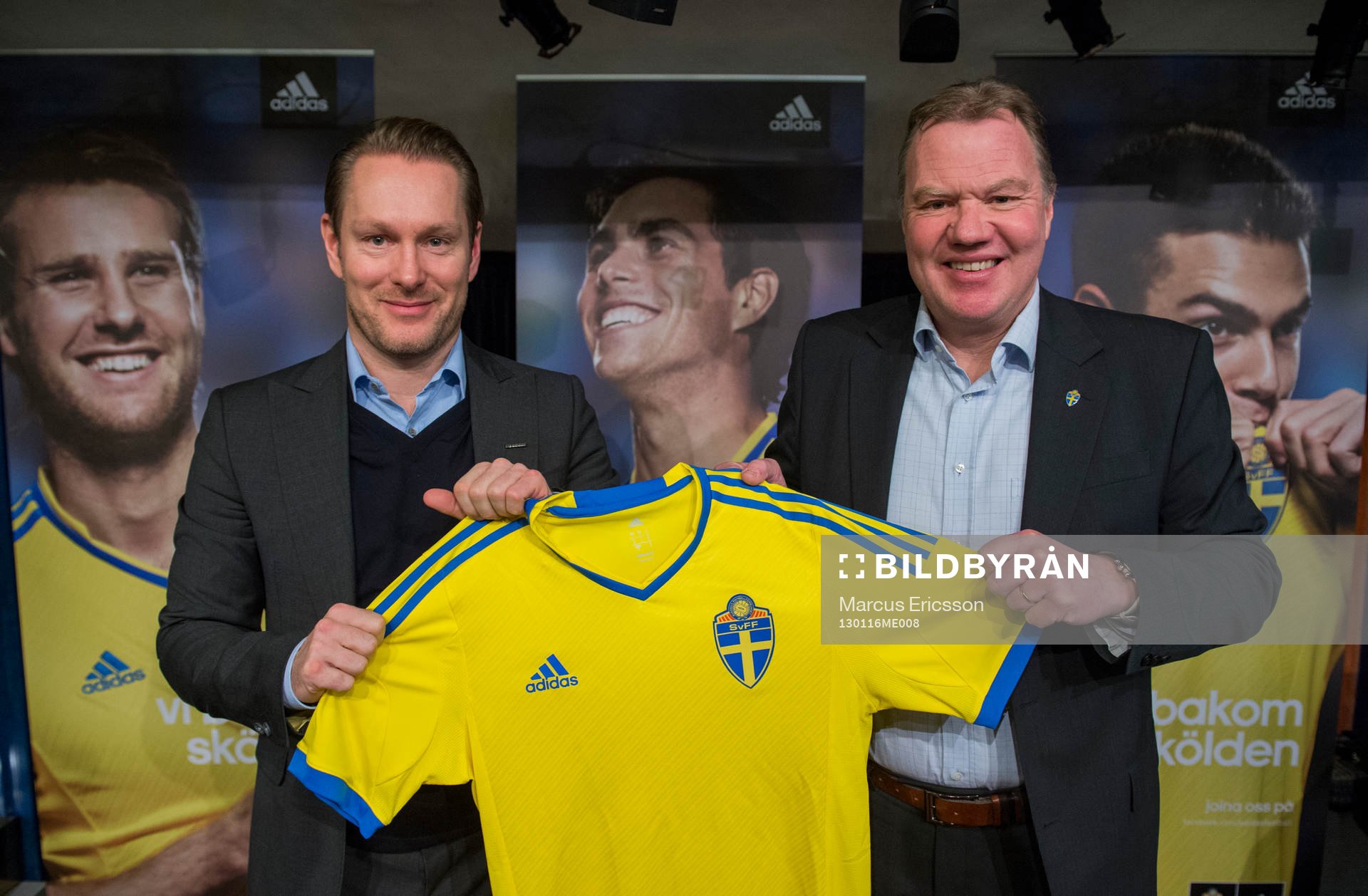 Presskonferens med Adidas och Fotbollsförbundet som