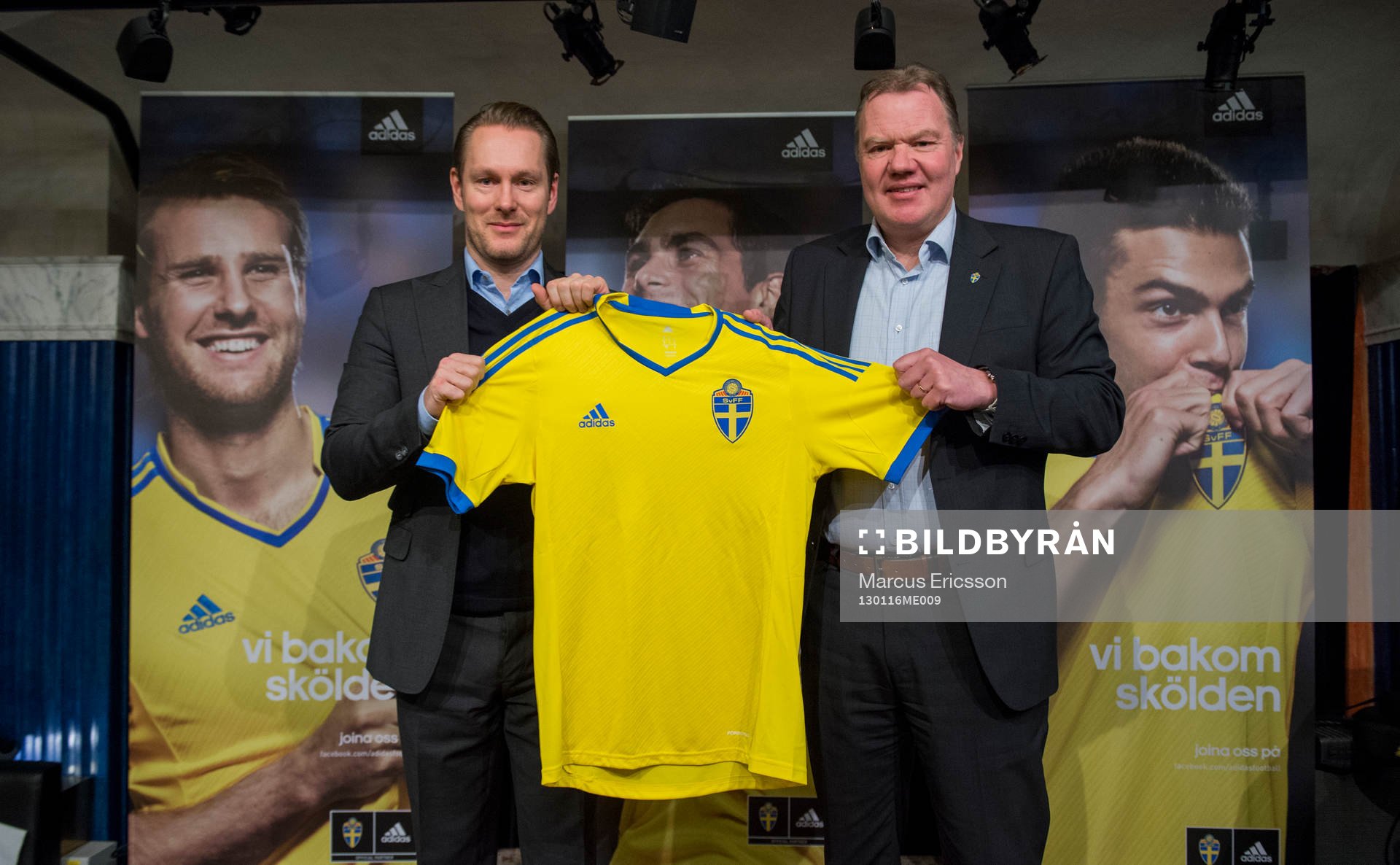 Presskonferens med Adidas och Fotbollsförbundet som