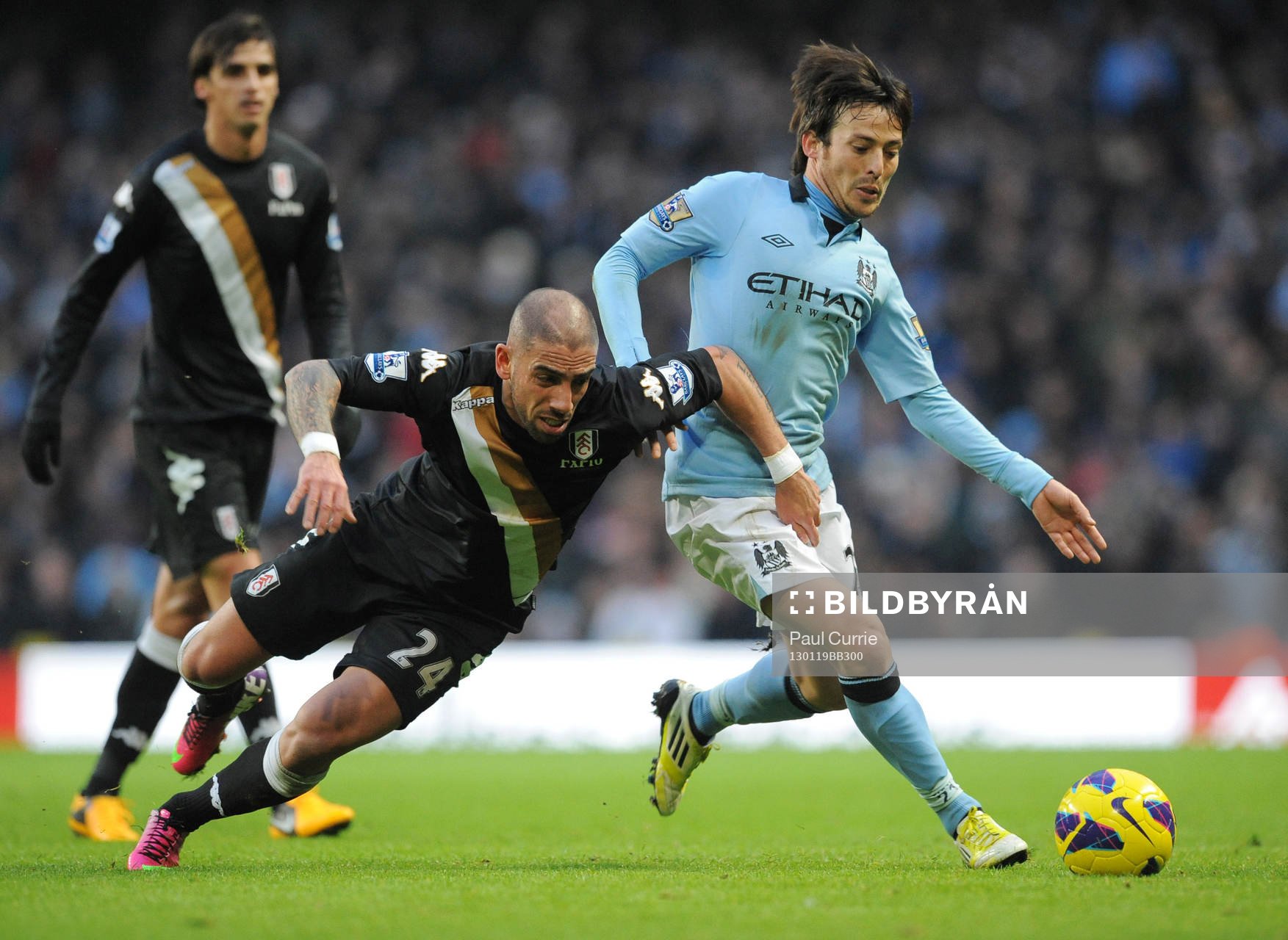 Football - Manchester City v Fulham - Barclays Premier