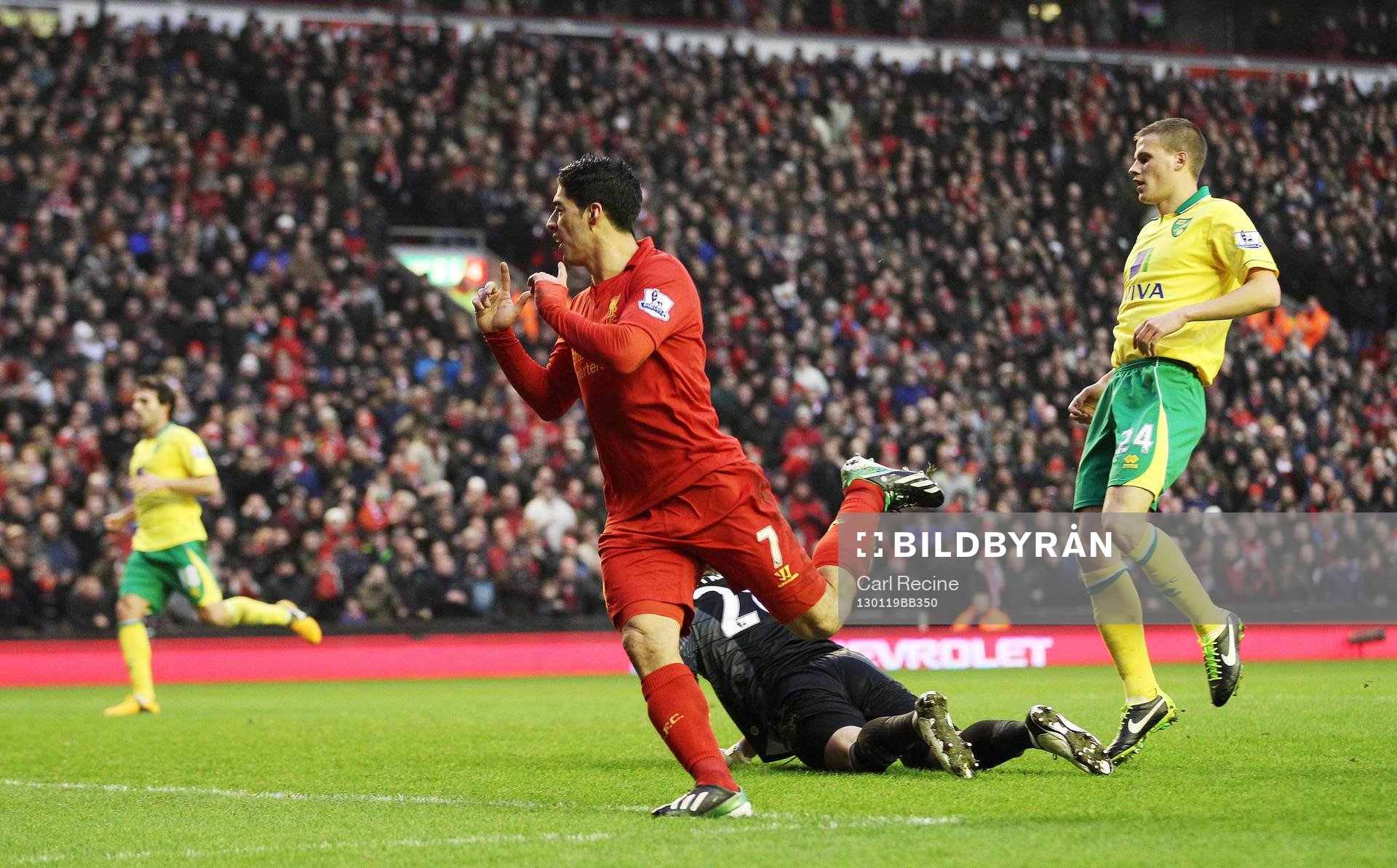 Football - Liverpool v Norwich City - Barclays Premier