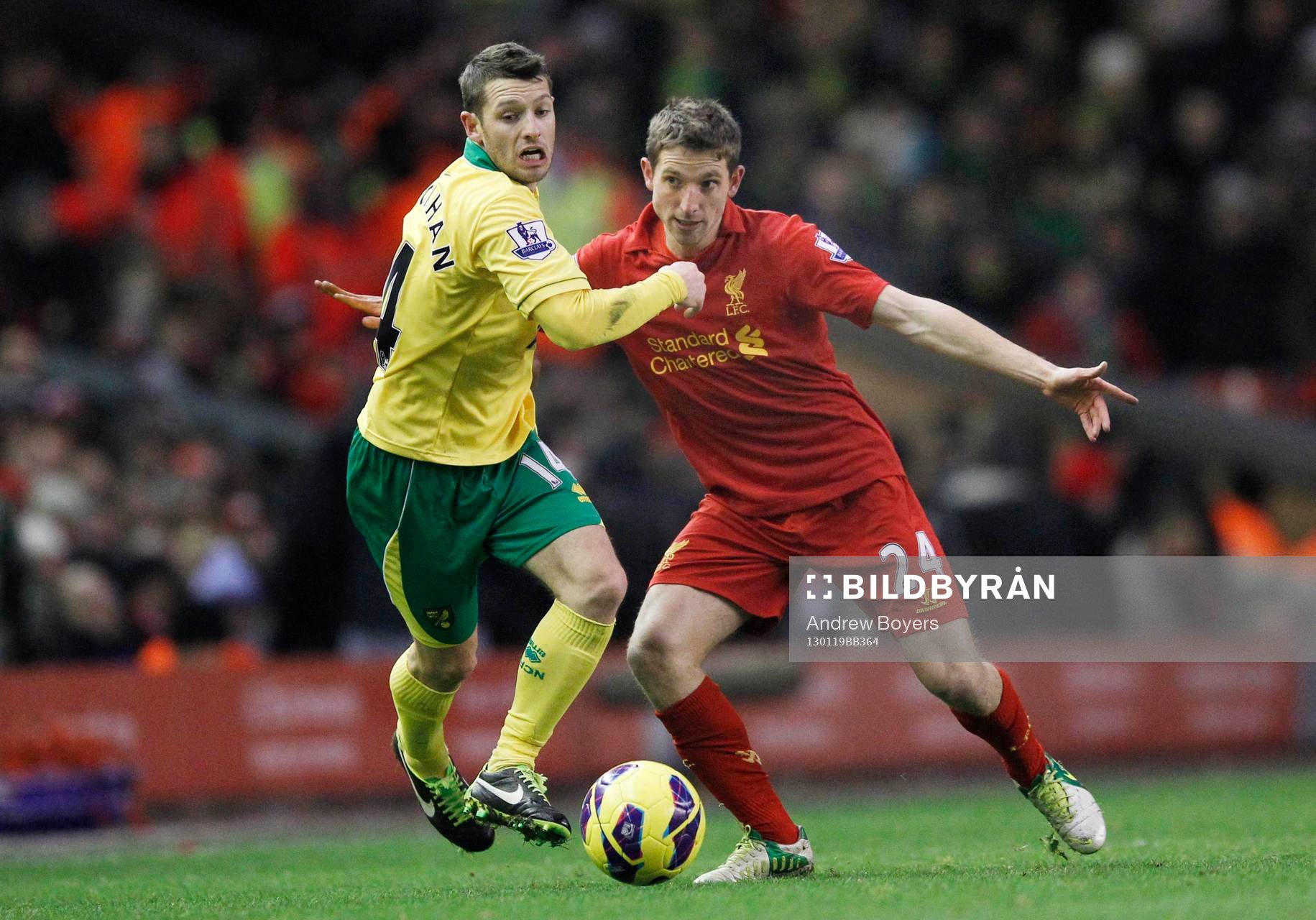 Football - Liverpool v Norwich City - Barclays Premier