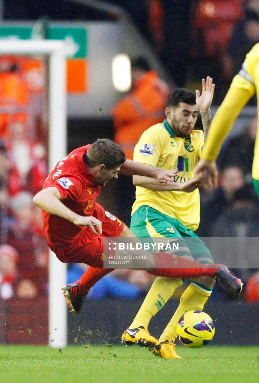Football - Liverpool v Norwich City - Barclays Premier