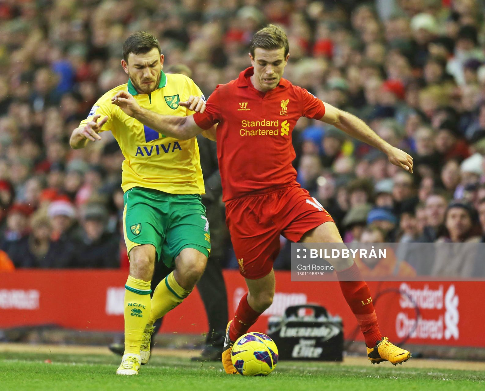 Football - Liverpool v Norwich City - Barclays Premier