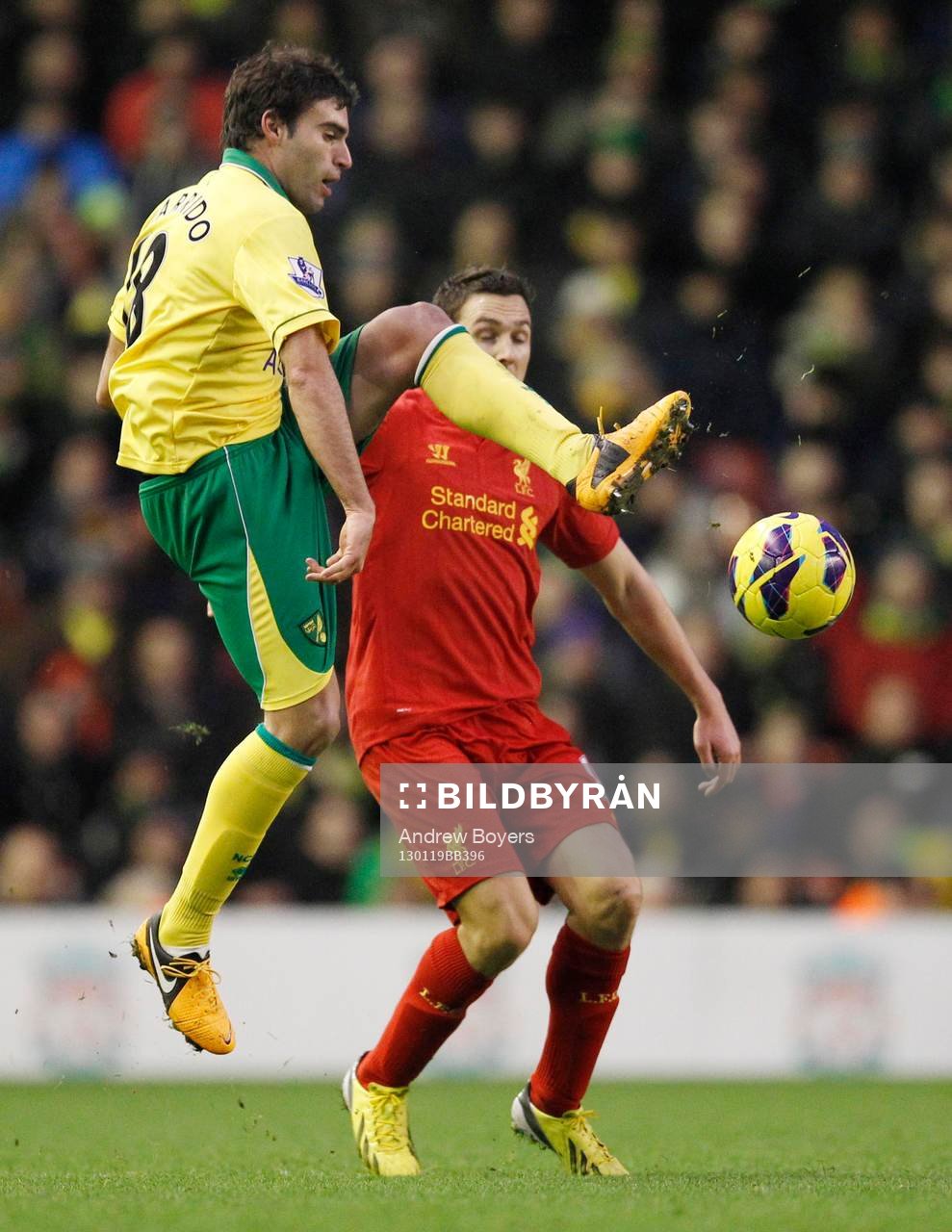 Football - Liverpool v Norwich City - Barclays Premier