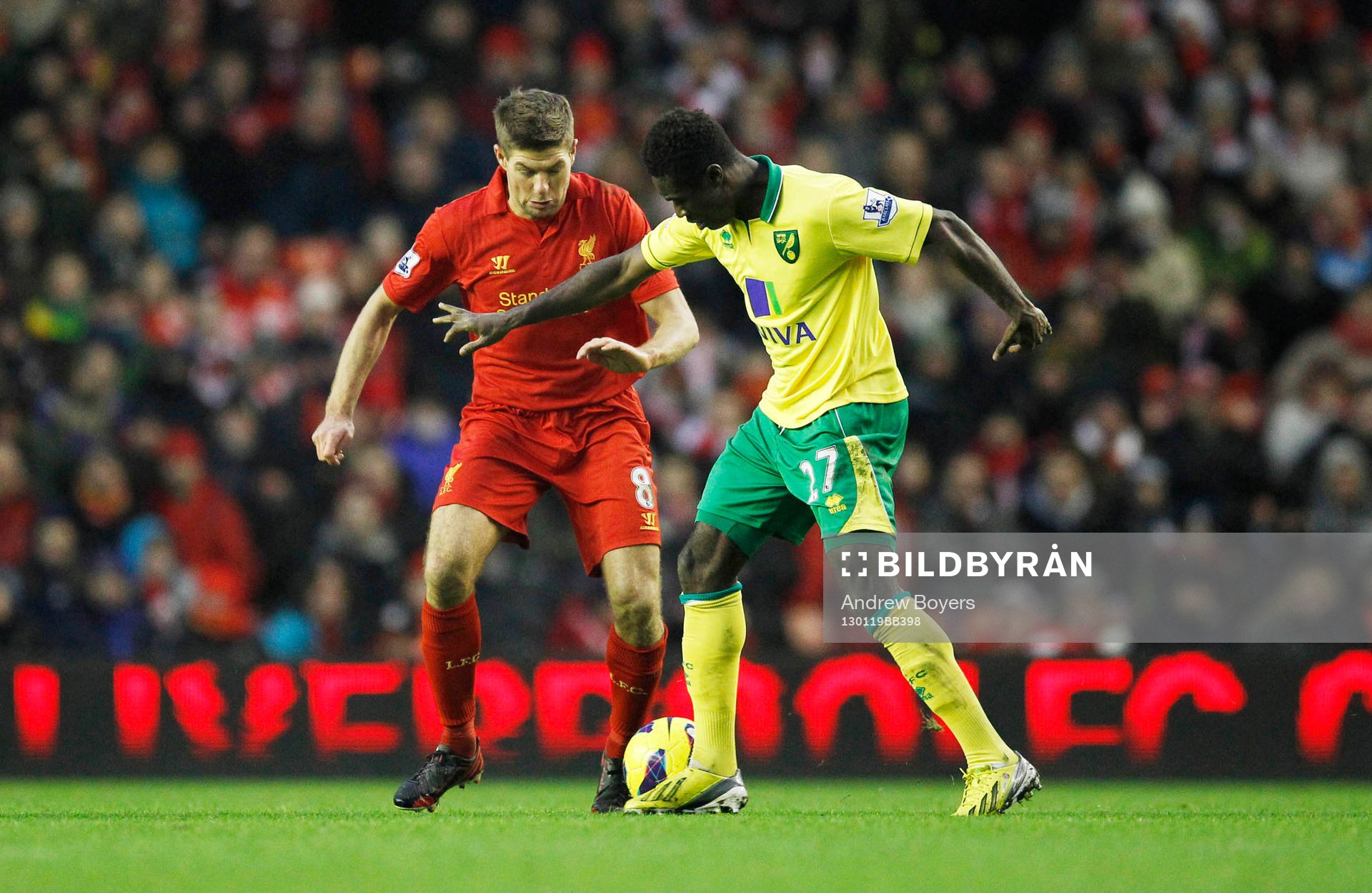 Football - Liverpool v Norwich City - Barclays Premier
