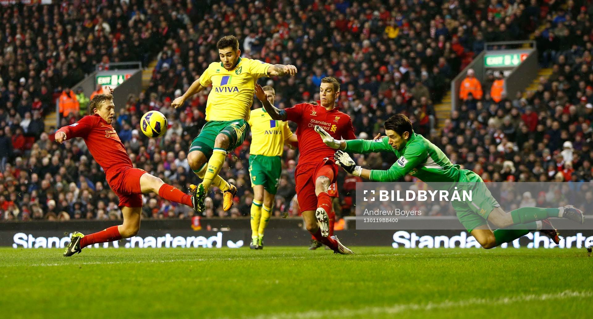 Football - Liverpool v Norwich City - Barclays Premier