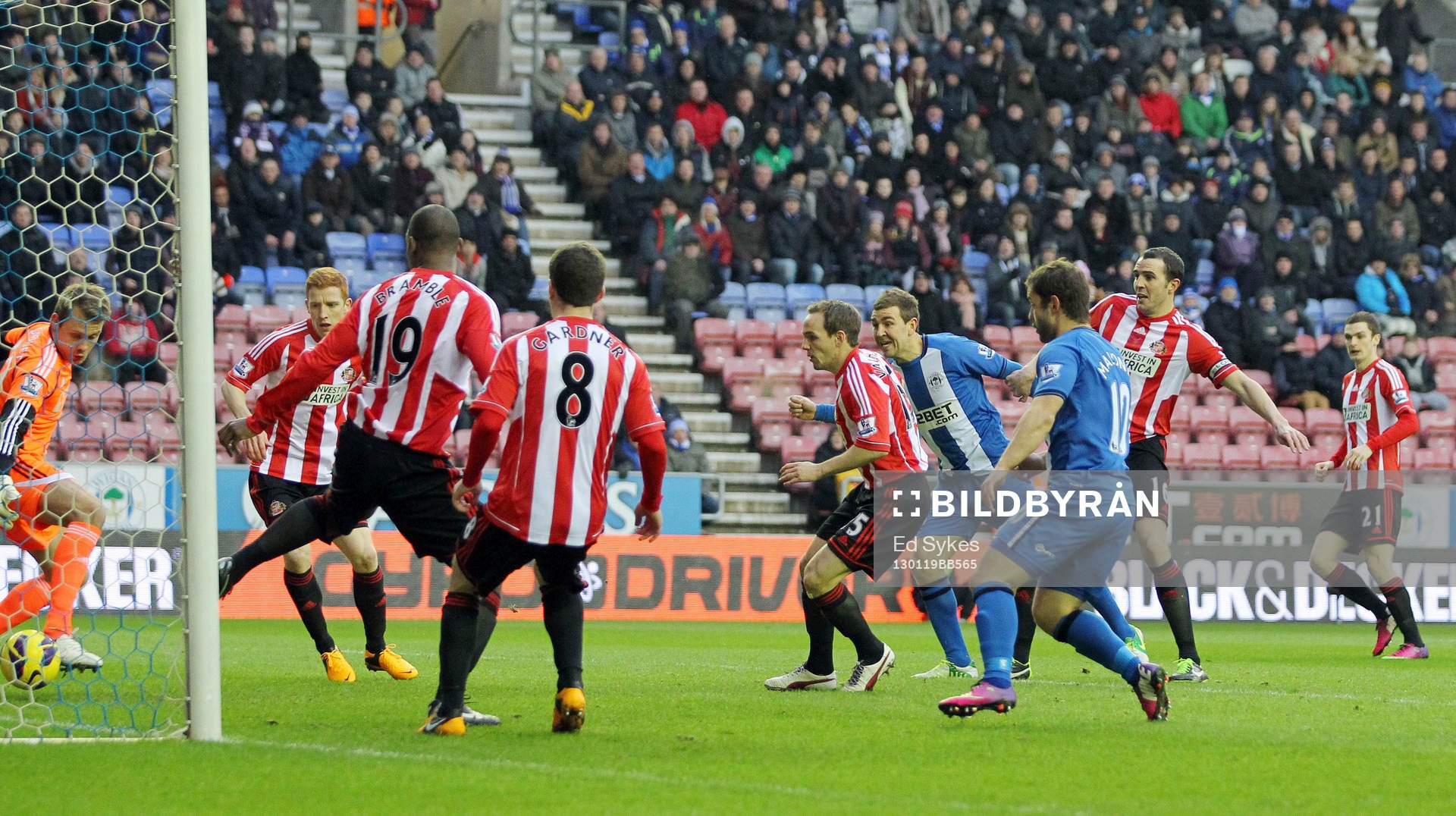 Football - Wigan Athletic v Sunderland - Barclays Premier