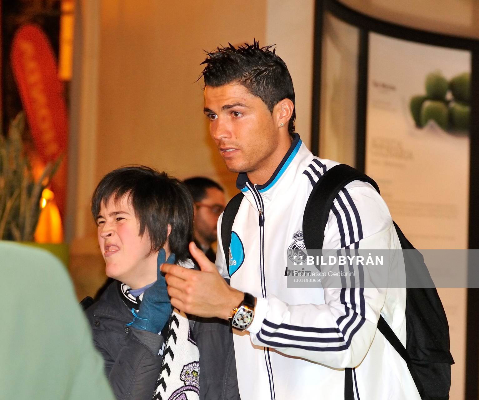 Cristiano Ronaldo, striker of of Real Madrid and Portugal ,