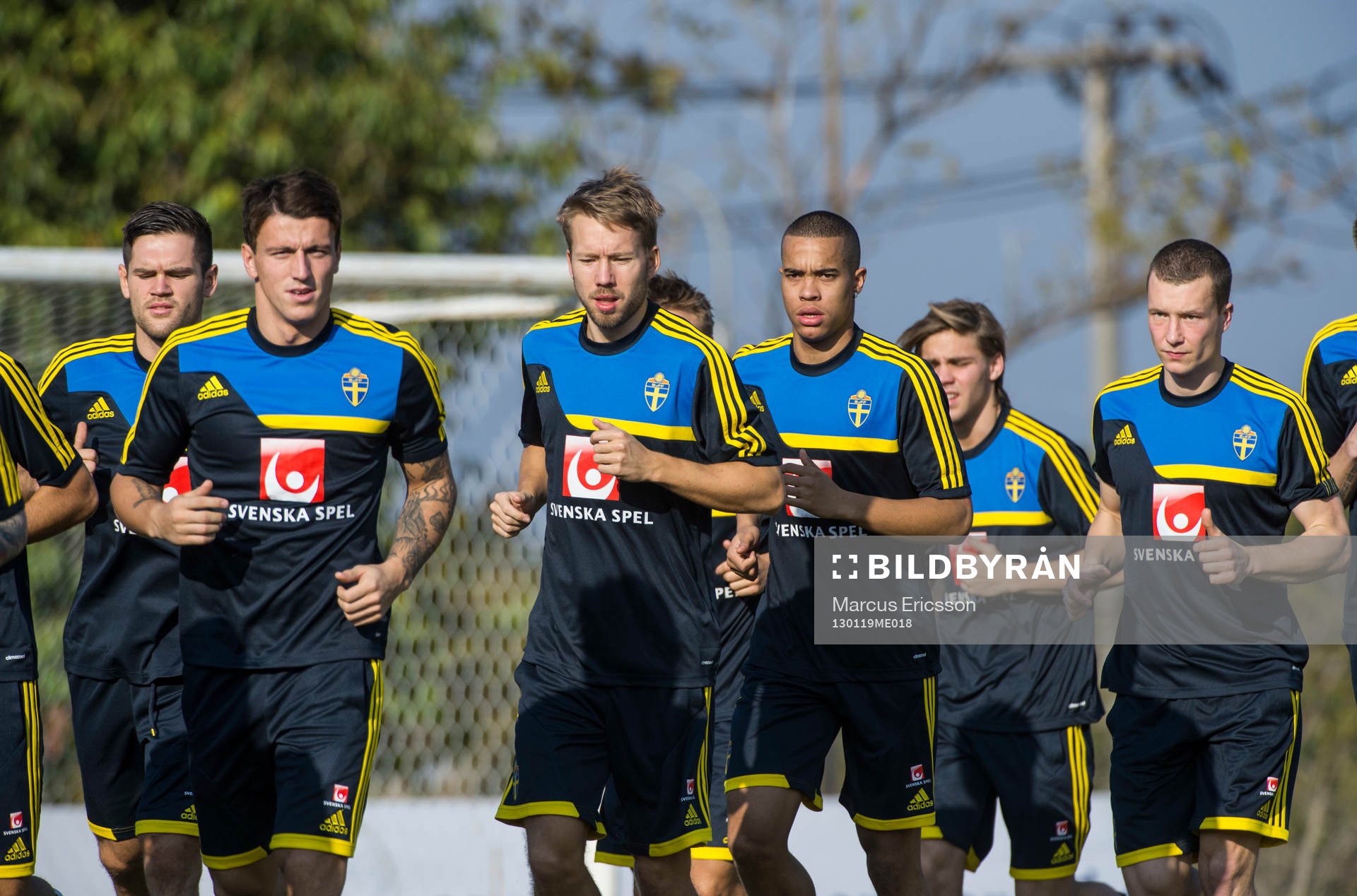 Erton Fejzullahu, Adam Johansson, Robin Quaison och Jakob
