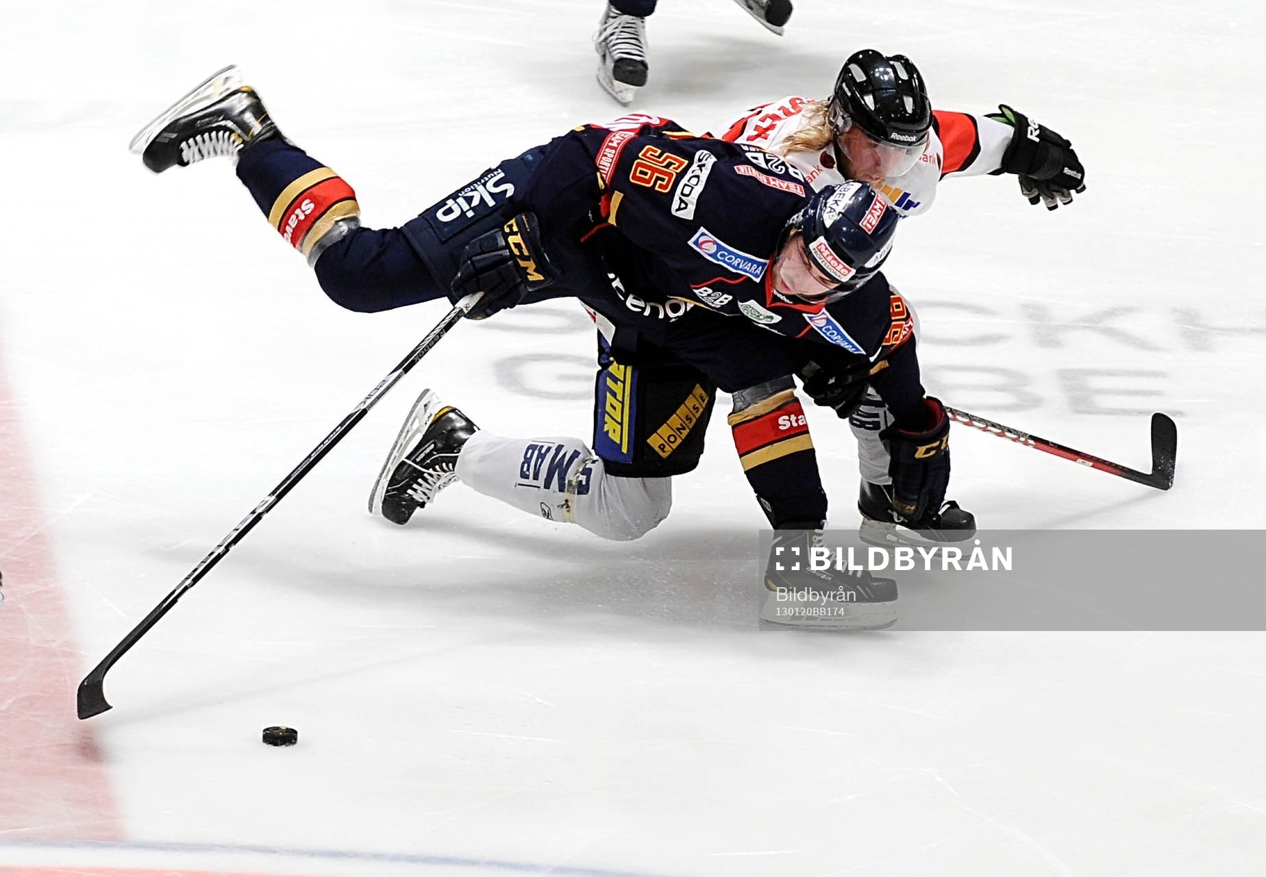 Djurgården nr 56 Erik Gustafsson och 22 i Asplöven Martin