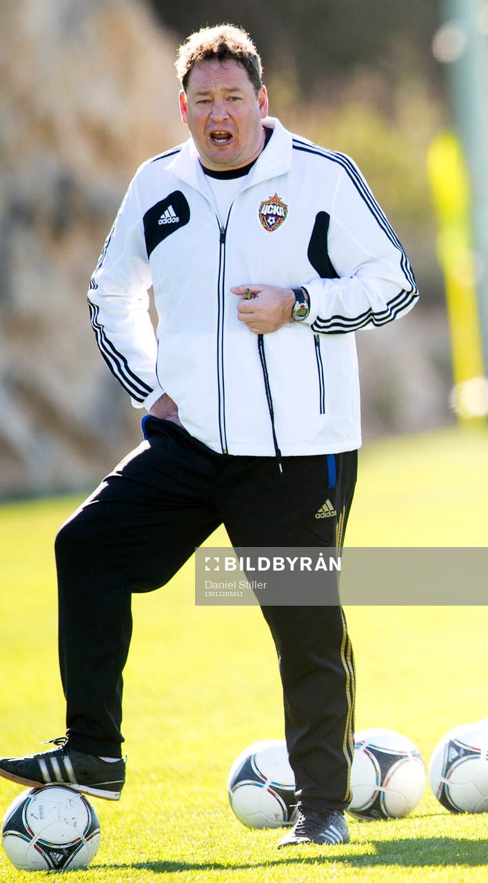 Leonid Slutskiy, tränare CSKA Moskva