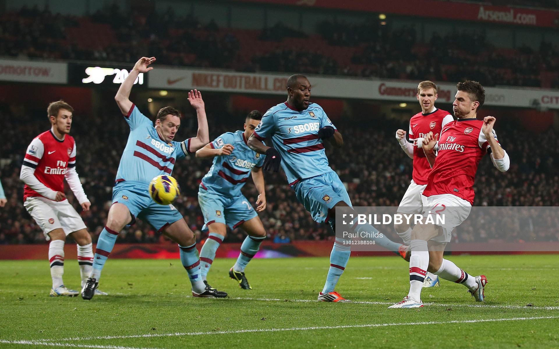Football - Arsenal v West Ham United - Barclays Premier