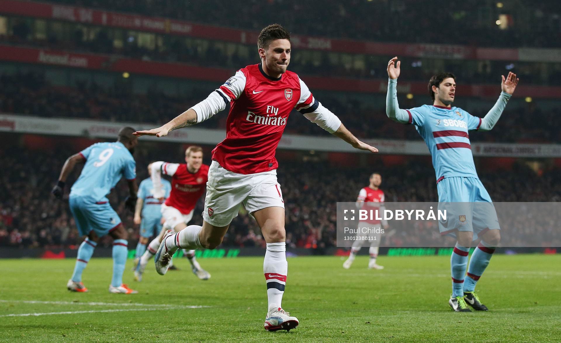 Football - Arsenal v West Ham United - Barclays Premier