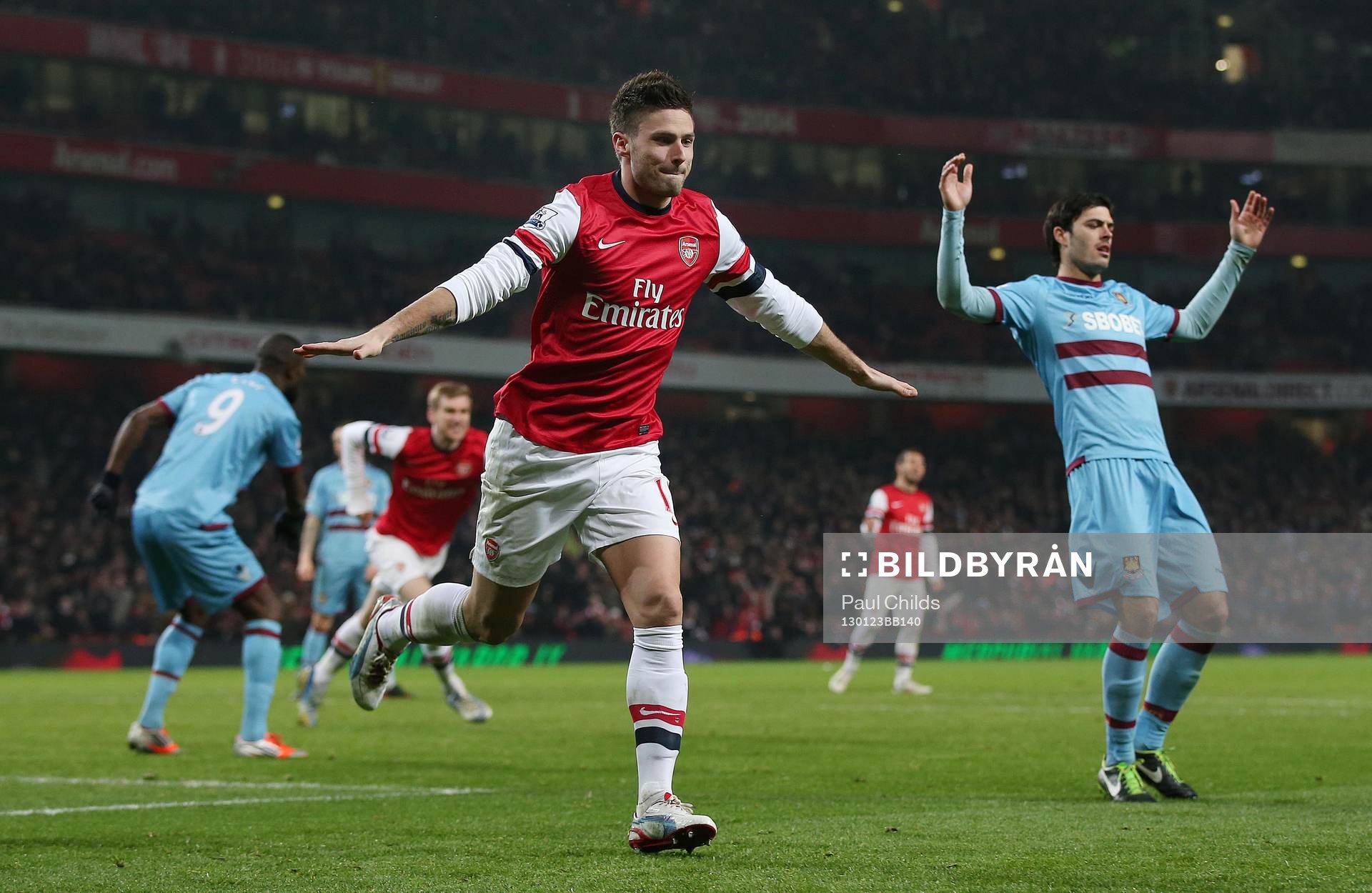 Football - Arsenal v West Ham United - Barclays Premier