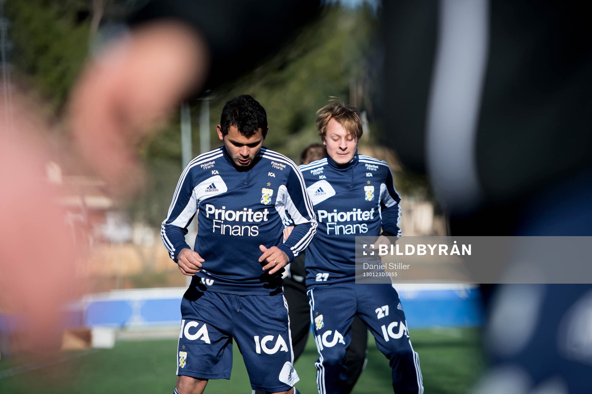 Träning på onsdag förmiddag, Daniel Sobralense, Joel