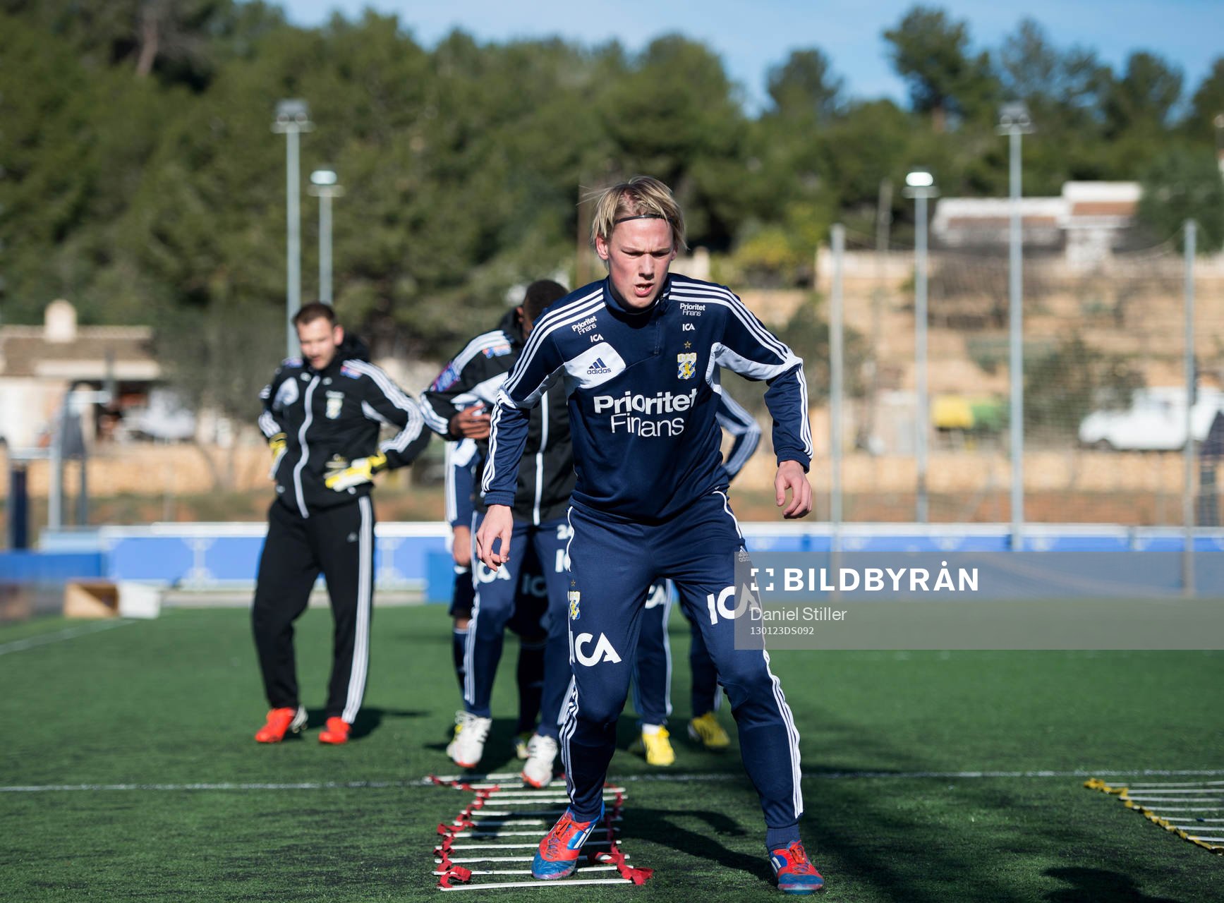 Träning på onsdag förmiddag, Hampus Zackrisson