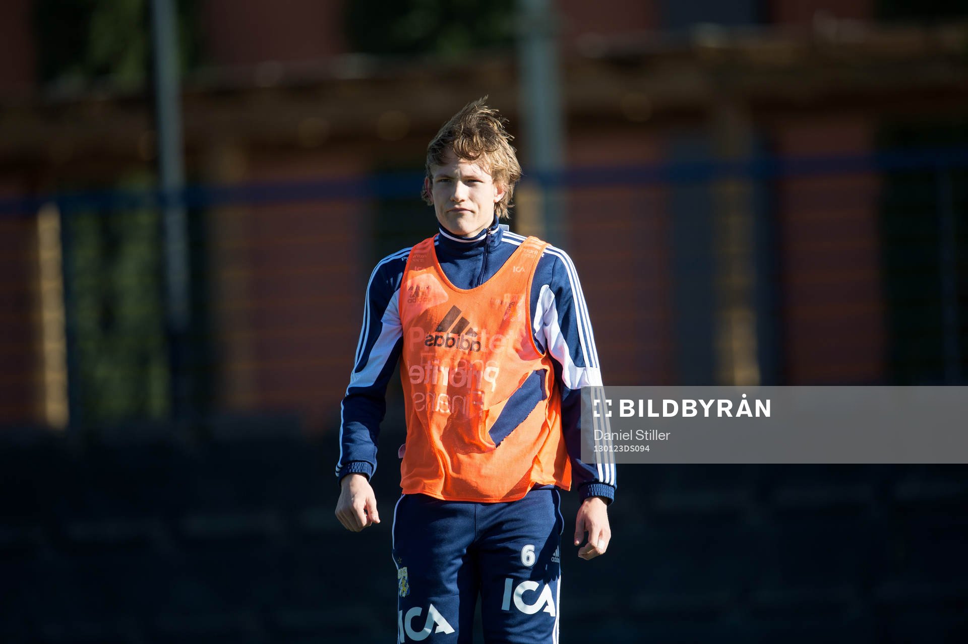 Träning på onsdag förmiddag, Ludwig Augustinsson