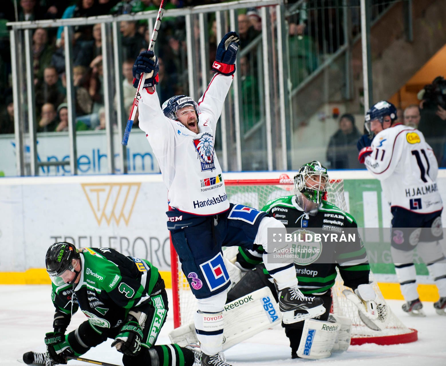 Sebastian Karlsson, jubel, Linköping