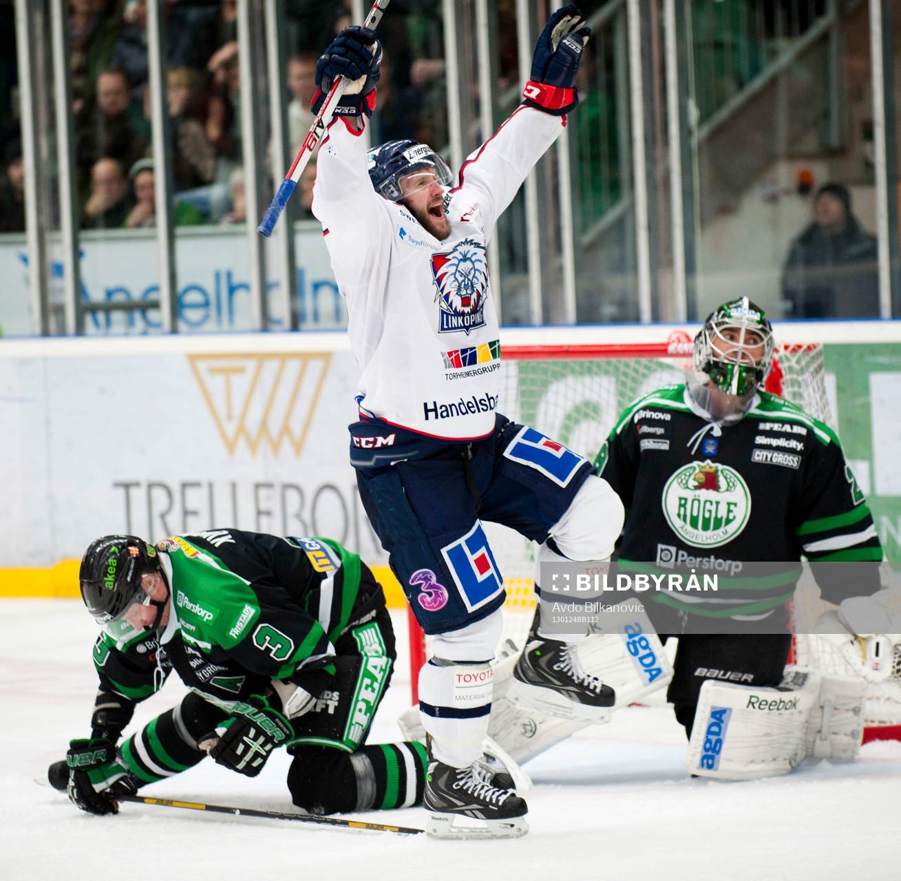 Sebastian Karlsson, jubel, Linköping