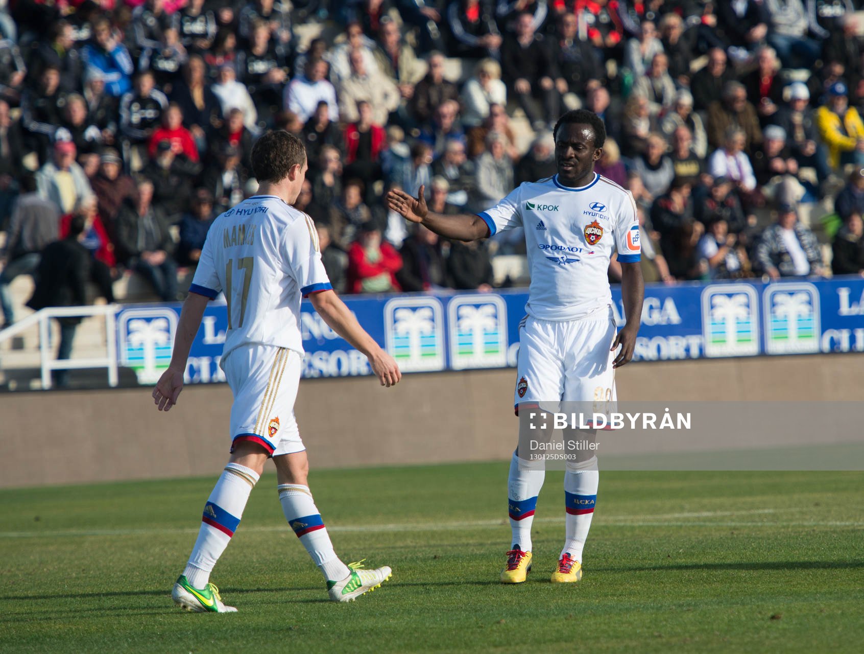 Pavel Mamaev gör 1-0 till CSKA Moskva, Seydou Doumbia