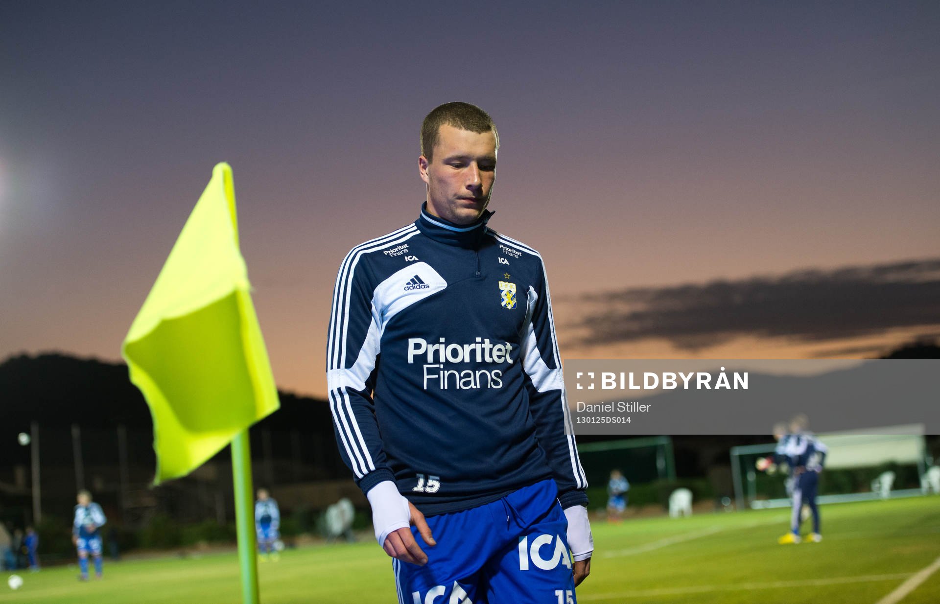 Jakob Johansson, IFK Göteborg, på plats för dagens match