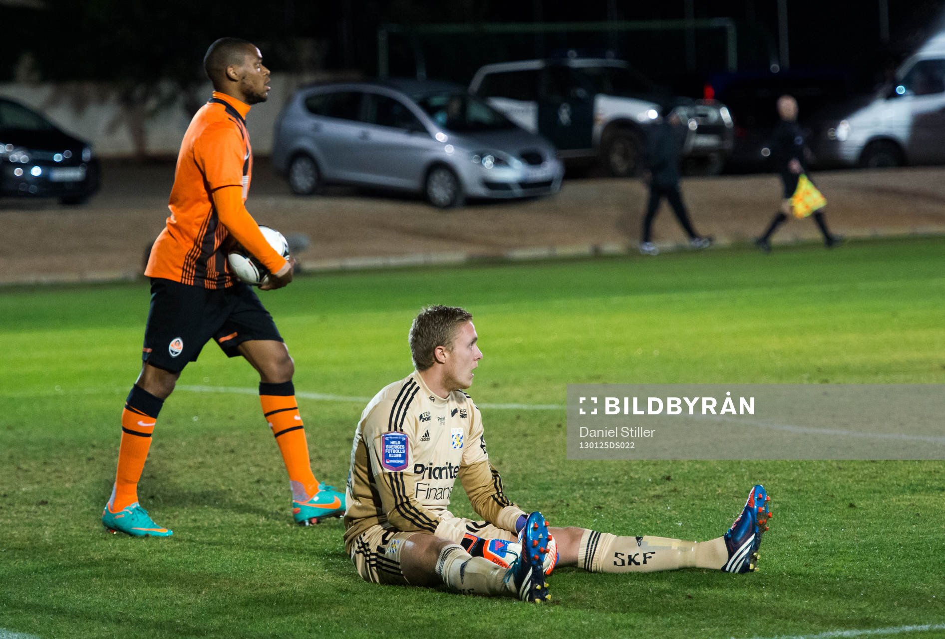 Marcus Sandberg, målvakt i IFK Göteborg deppar