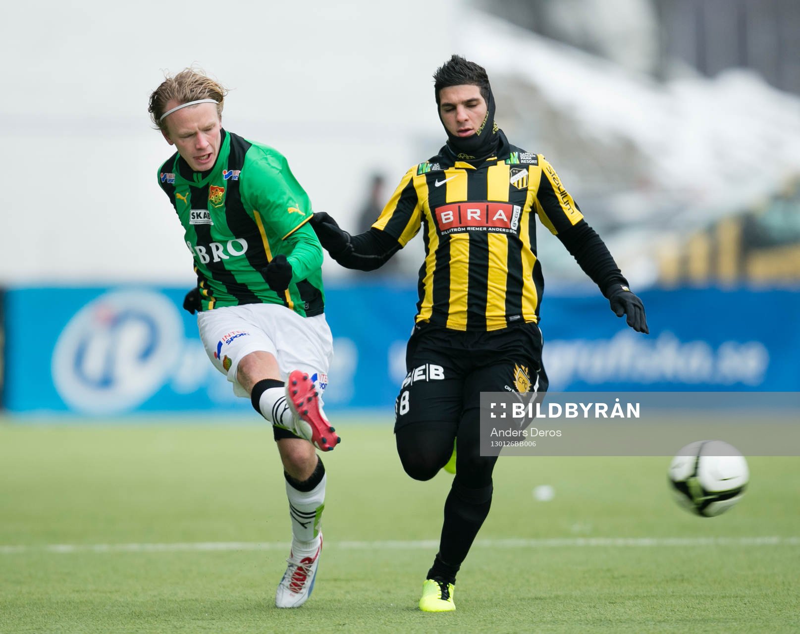 Fotboll, Träningsmatch, Gais-BK Häcken. Jesper Florén,
