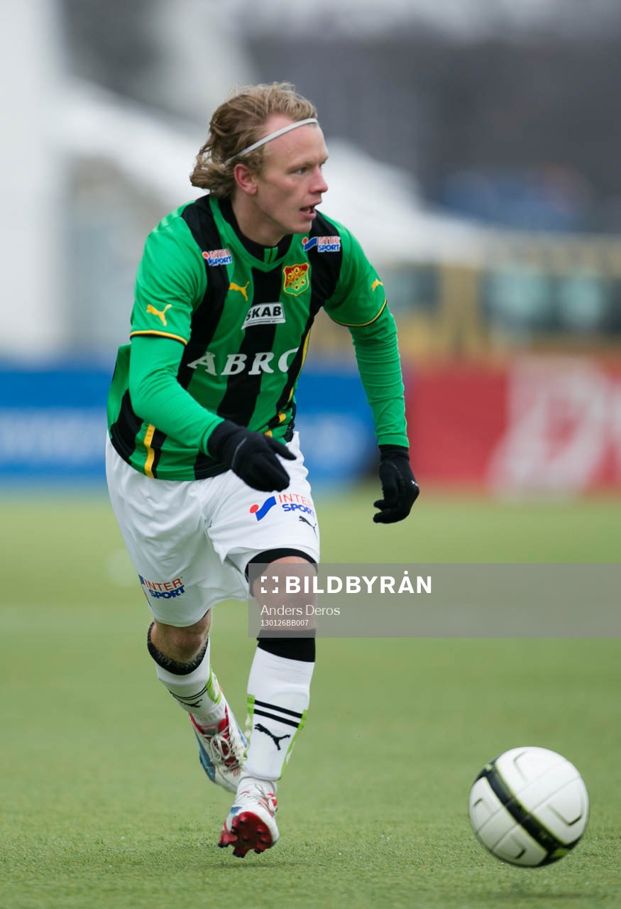 Fotboll, Träningsmatch, Gais-BK Häcken. Jesper Florén