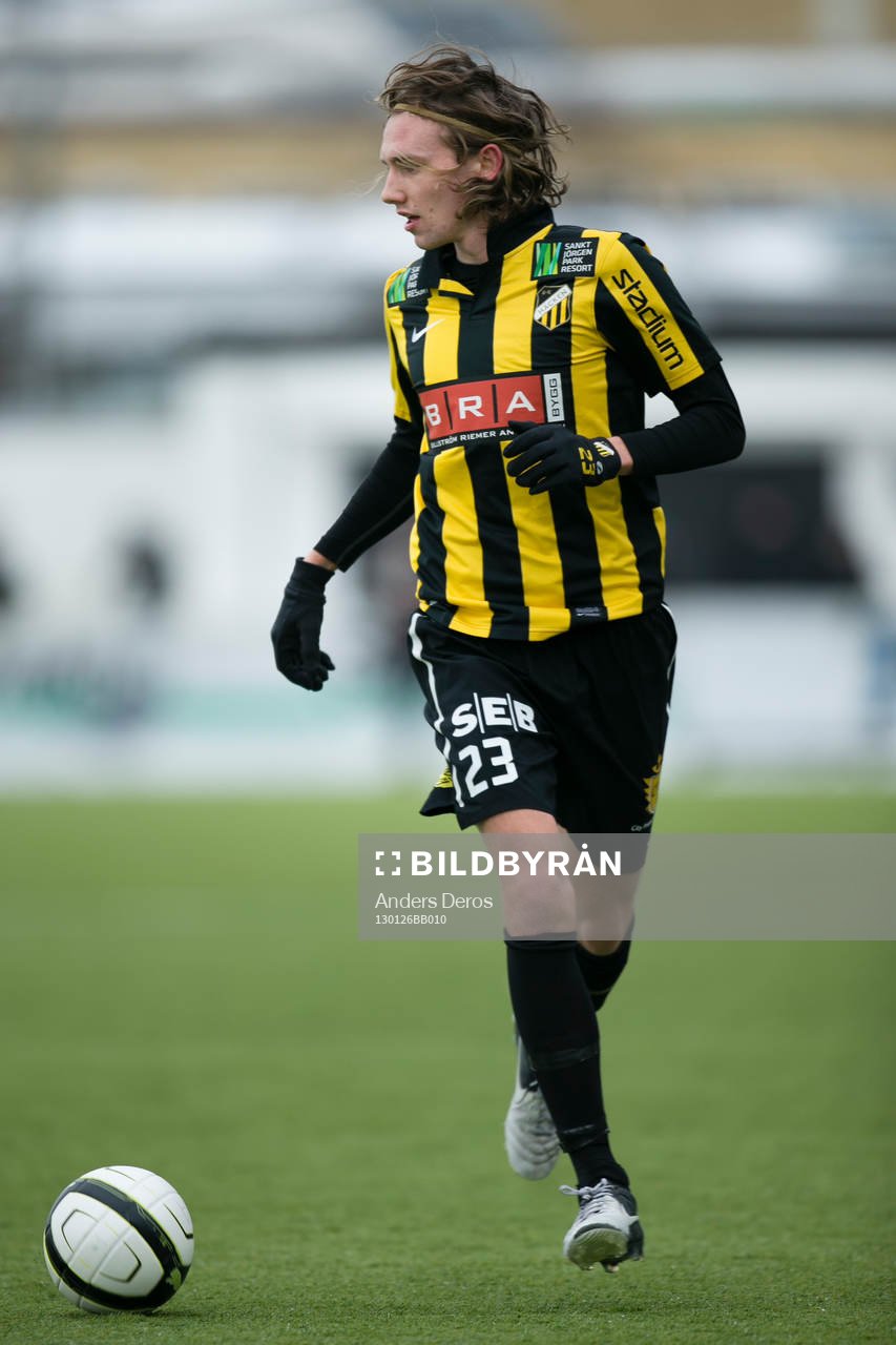 Fotboll, Träningsmatch, Gais-BK Häcken. Simon Sandberg