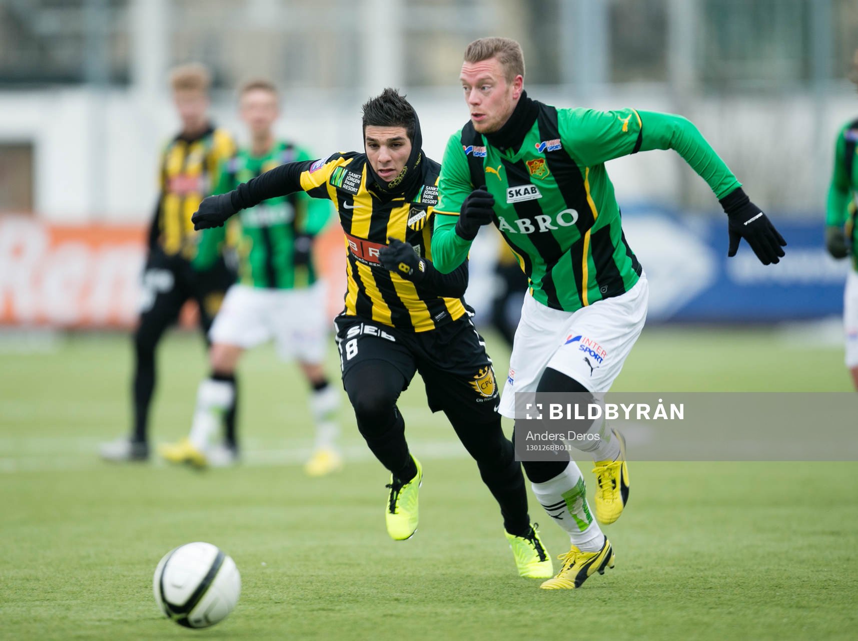 Fotboll, Träningsmatch, Gais-BK Häcken. Mostafa El Kabir,