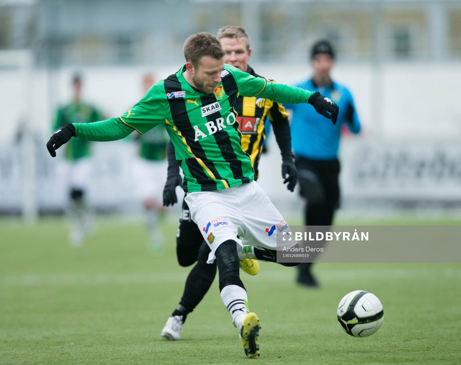 Fotboll, Träningsmatch, Gais-BK Häcken. Adnan Maric