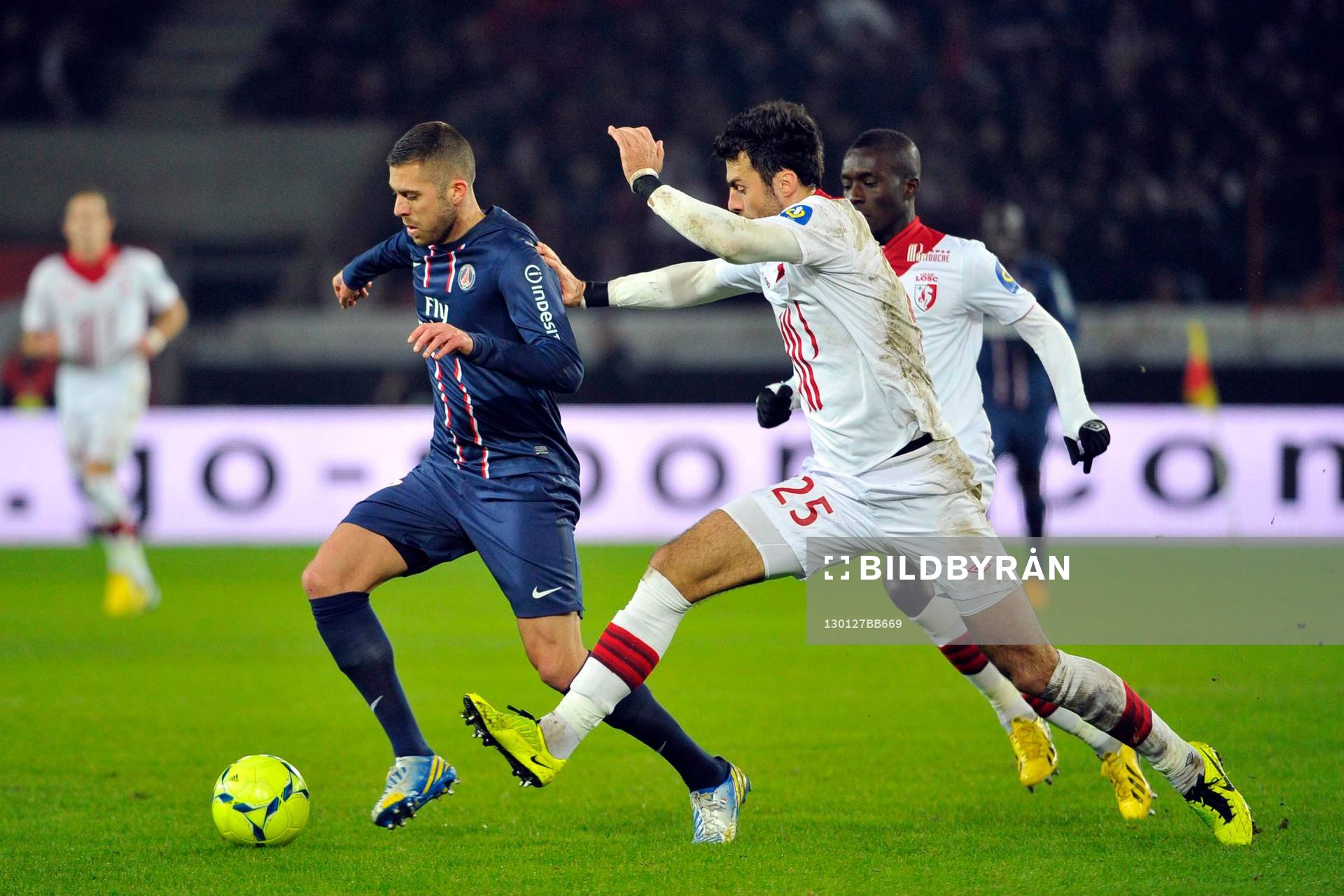 Jeremy MENEZ / Marko BASA - 27.01.2013 - PSG / Lille - 22e